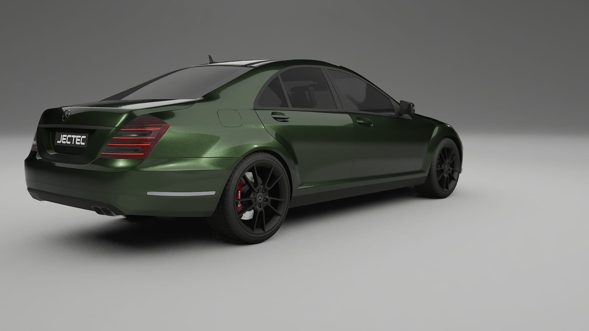 Mercedes S-class W221 facelift LCI TPU Paint Protection Film | LAGOON Color Change PPF Full Pre-Cut Kit
