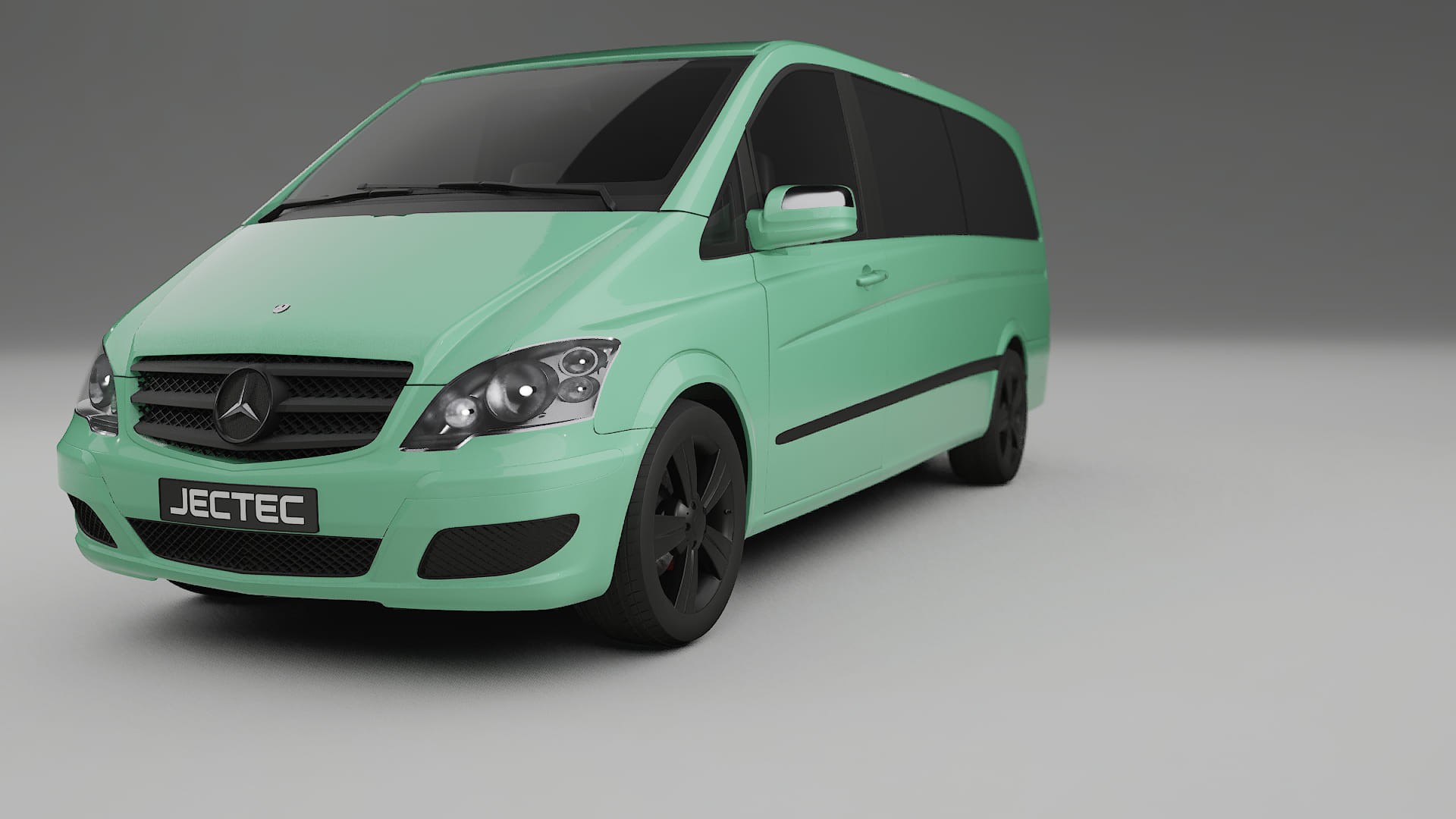 Mercedes Viano Extralong W439 Facelift LCI TPU Paint Protection Film | DUSTY Color Change PPF Full Pre-Cut Kit