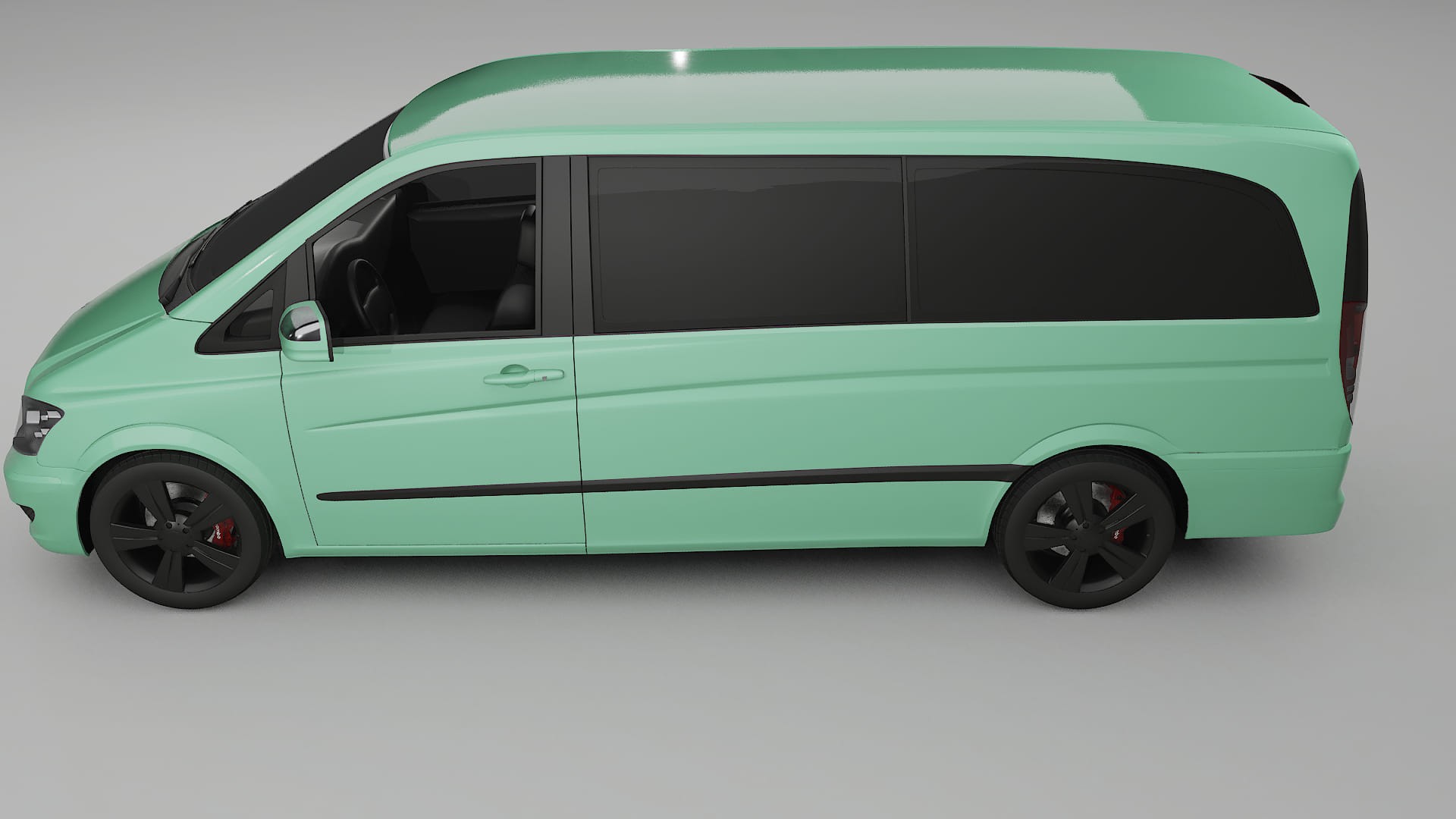 Mercedes Viano Extralong W439 Facelift LCI TPU Paint Protection Film | DUSTY Color Change PPF Full Pre-Cut Kit