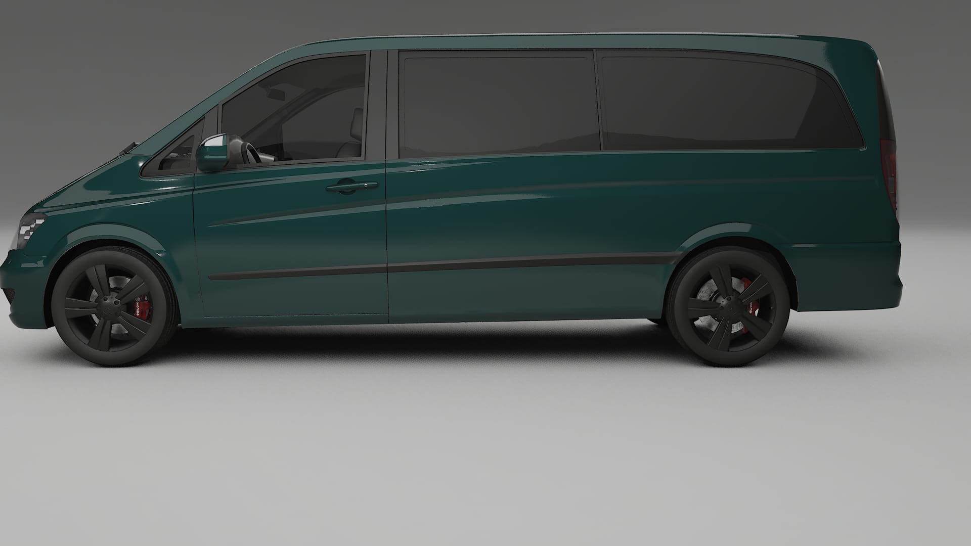 Mercedes Viano Extralong W439 Facelift LCI TPU Paint Protection Film | INFERNO Color Change PPF Full Pre-Cut Kit 2