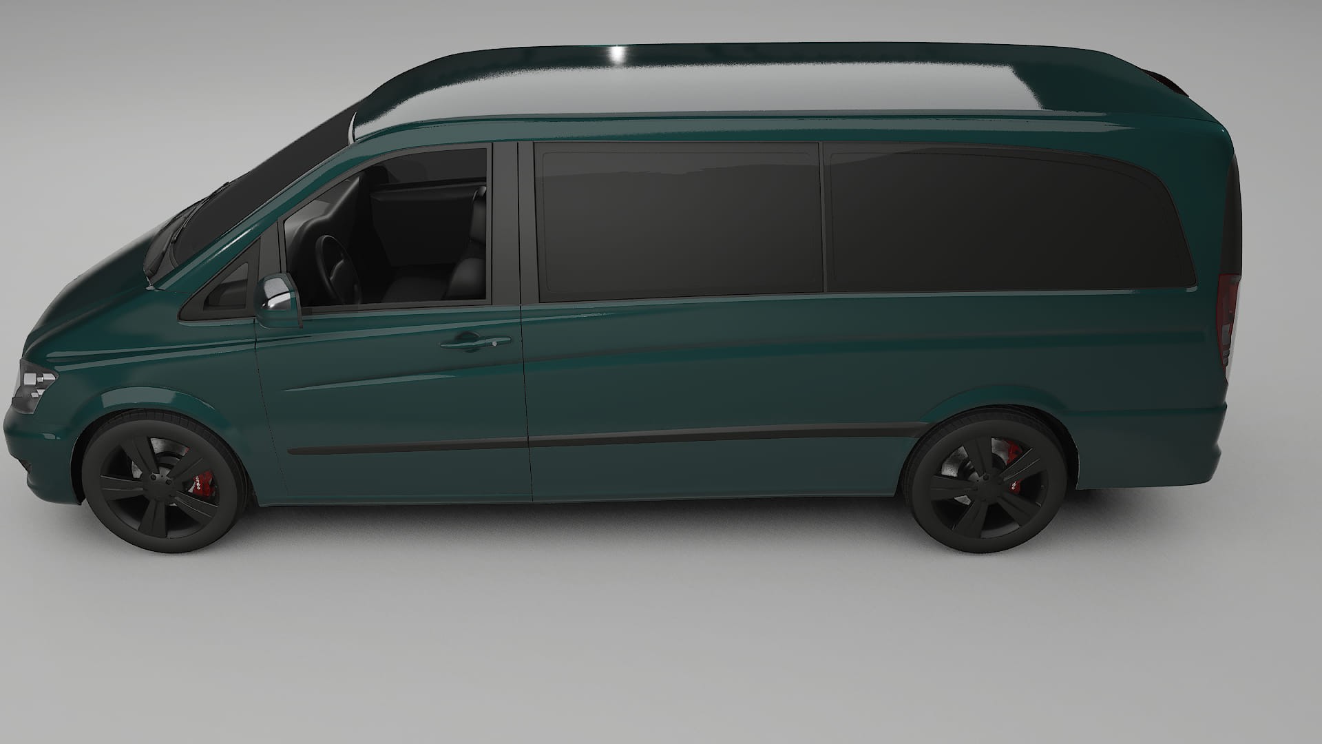Mercedes Viano Extralong W439 Facelift LCI TPU Paint Protection Film | INFERNO Color Change PPF Full Pre-Cut Kit
