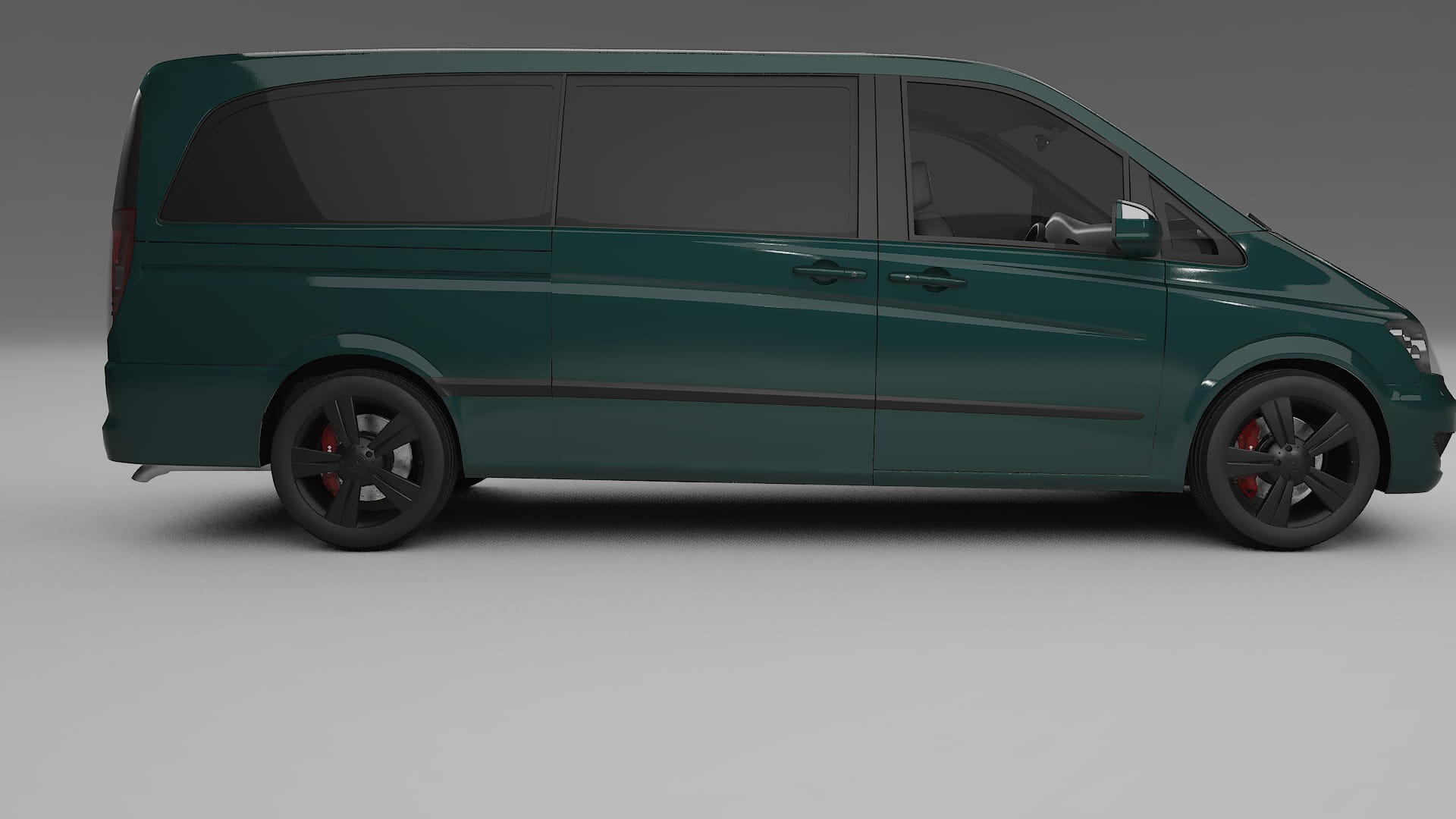 Mercedes Viano Extralong W439 Facelift LCI TPU Paint Protection Film | INFERNO Color Change PPF Full Pre-Cut Kit
