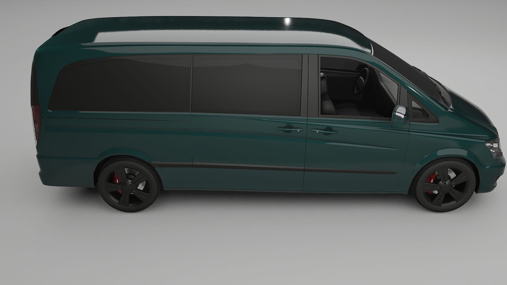 Mercedes Viano Extralong W439 Facelift LCI TPU Paint Protection Film | INFERNO Color Change PPF Full Pre-Cut Kit
