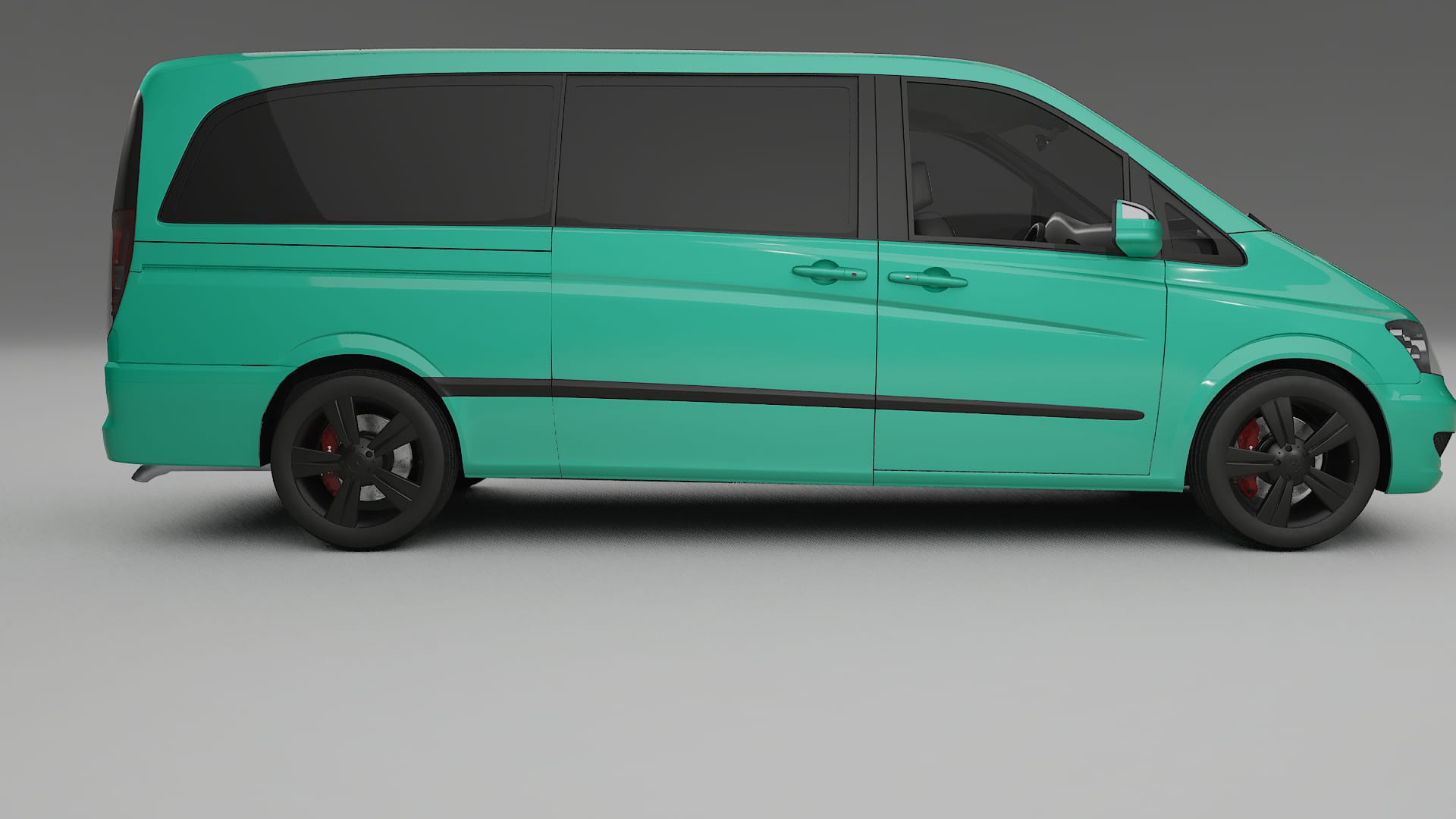 Mercedes Viano Extralong W439 Facelift LCI TPU Paint Protection Film | JEWEL Color Change PPF Full Pre-Cut Kit
