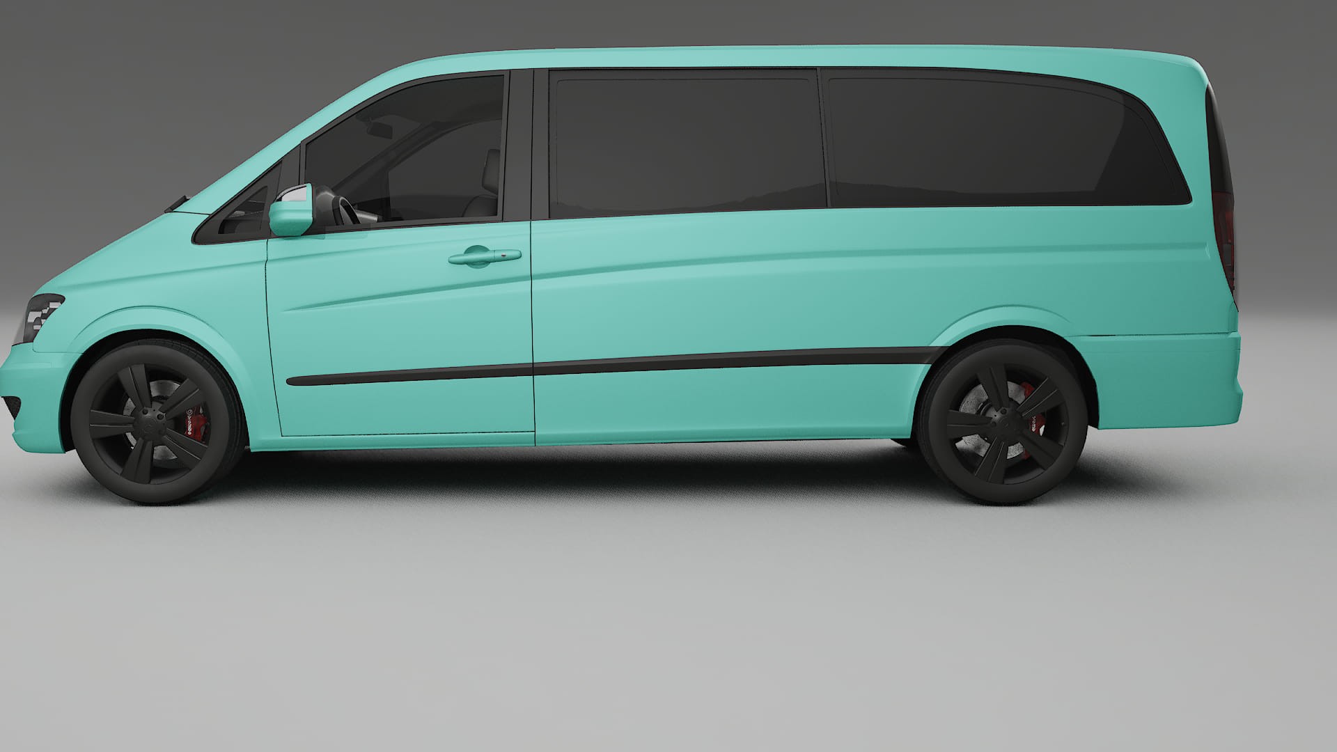 Mercedes Viano Extralong W439 Facelift LCI TPU Paint Protection Film | FROST Color Change PPF Full Pre-Cut Kit 2