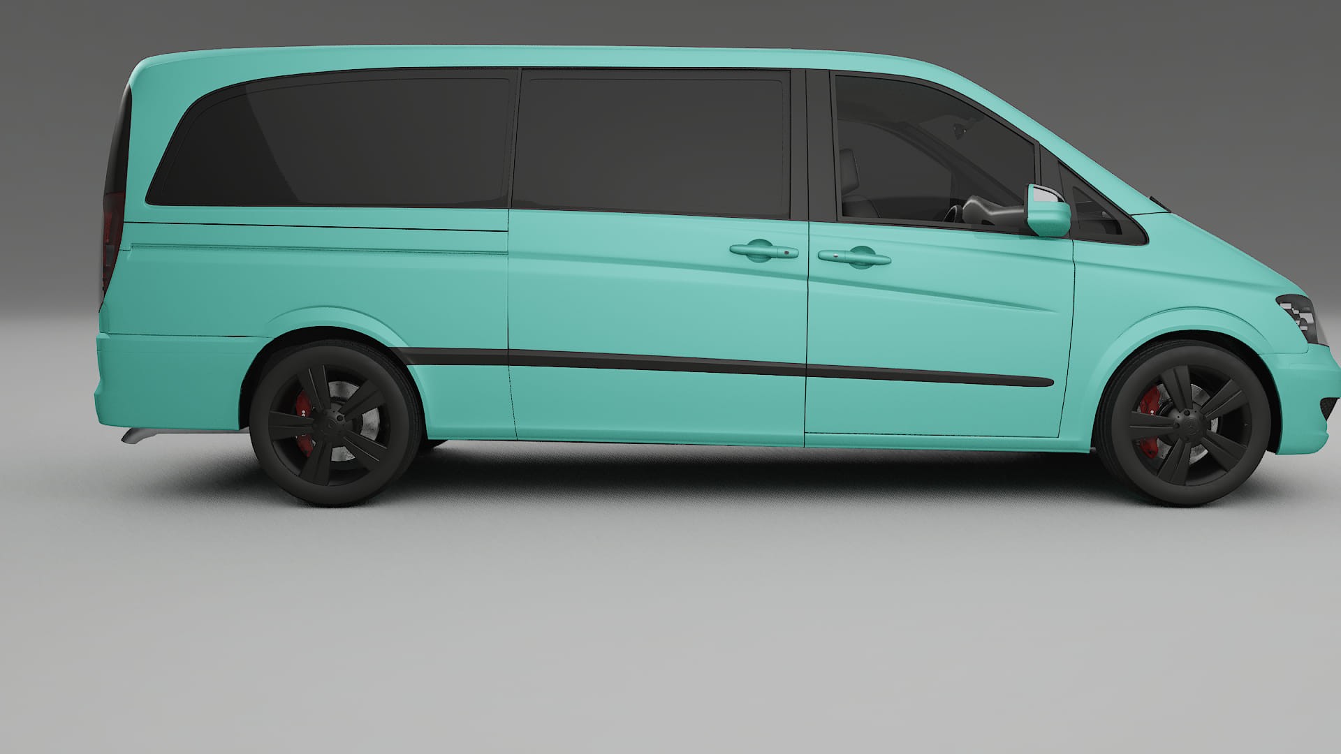 Mercedes Viano Extralong W439 Facelift LCI TPU Paint Protection Film | FROST Color Change PPF Full Pre-Cut Kit