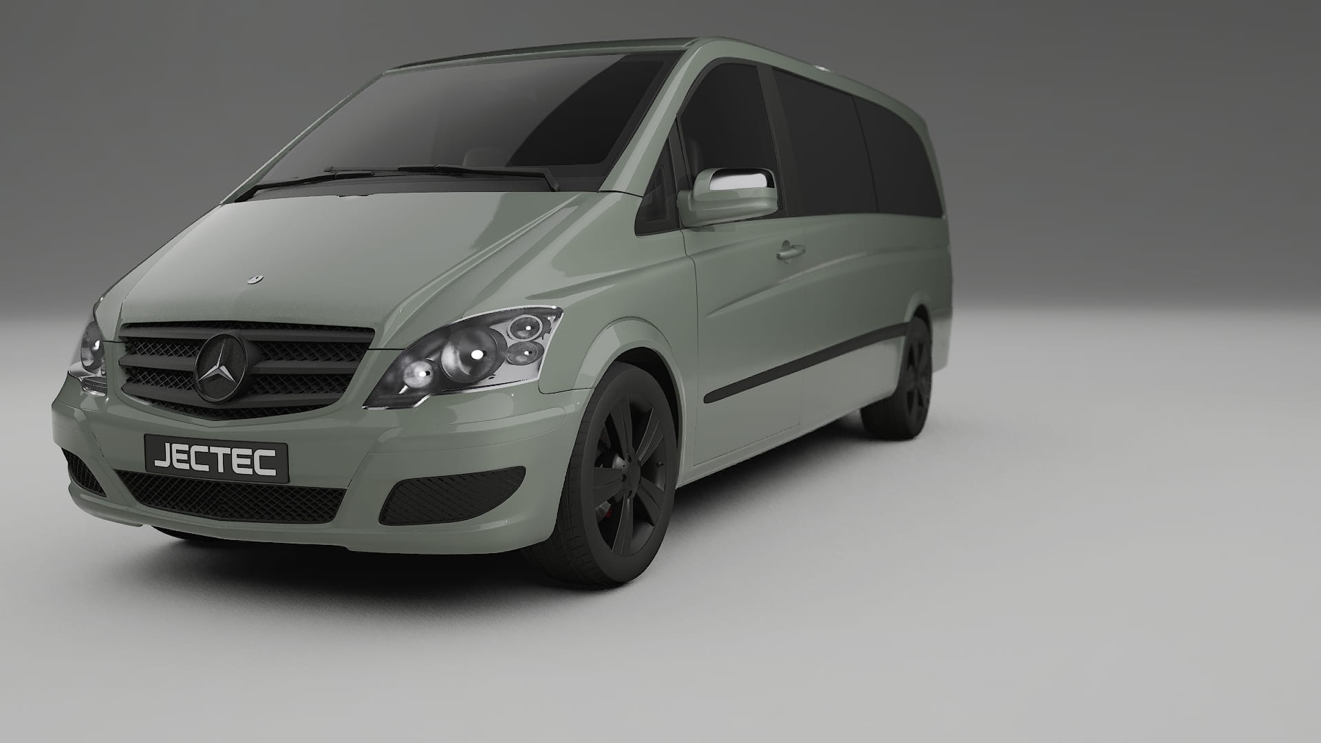 Mercedes Viano Extralong W439 Facelift LCI TPU Paint Protection Film | SLATE Color Change PPF Full Pre-Cut Kit