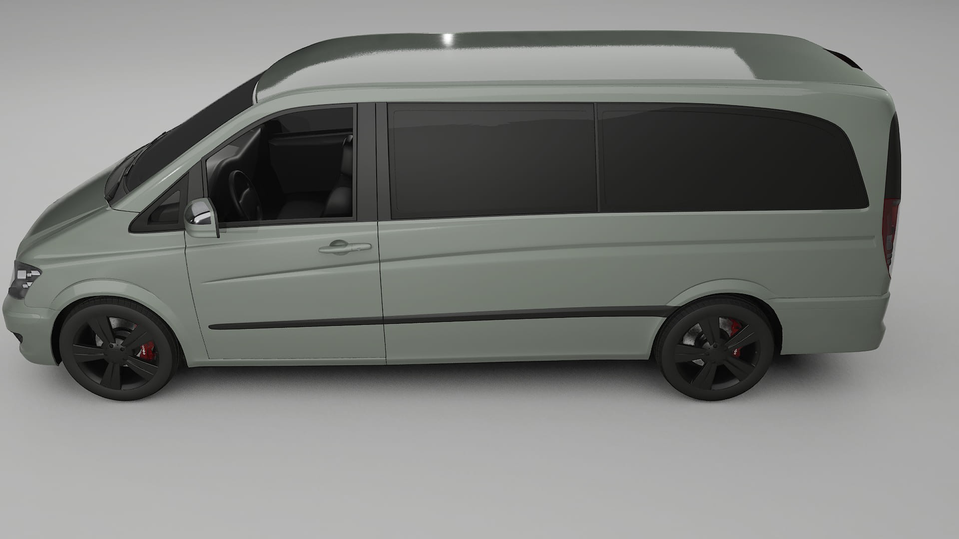 Mercedes Viano Extralong W439 Facelift LCI TPU Paint Protection Film | SLATE Color Change PPF Full Pre-Cut Kit