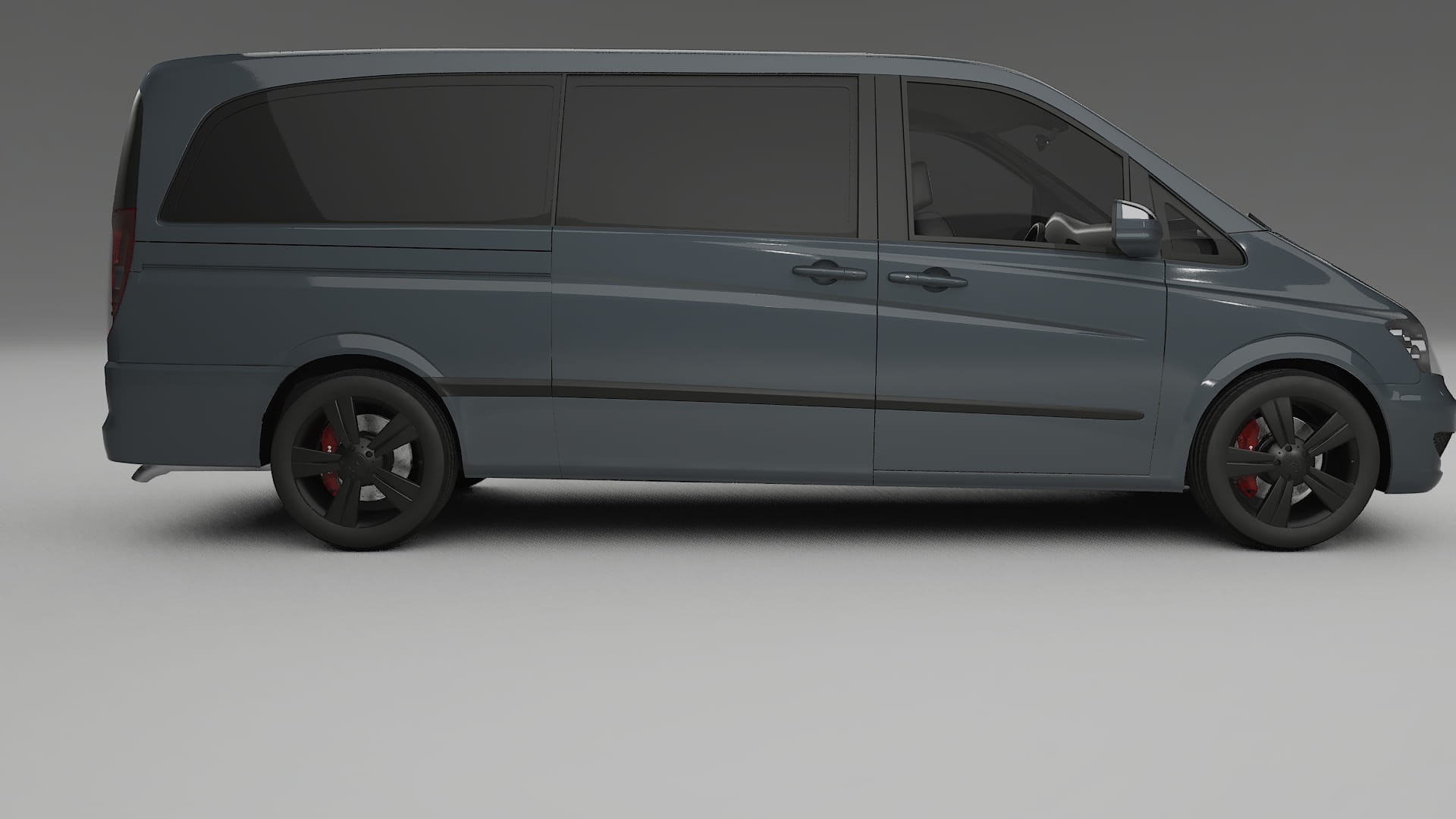 Mercedes Viano Extralong W439 Facelift LCI TPU Paint Protection Film | GRANITE Color Change PPF Full Pre-Cut Kit