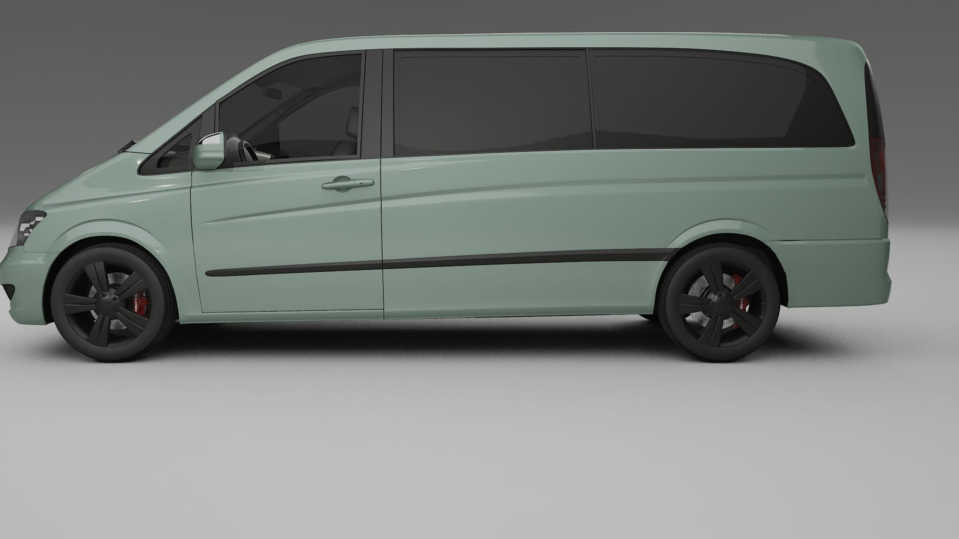Mercedes Viano Extralong W439 Facelift LCI TPU Paint Protection Film | CINDER Color Change PPF Full Pre-Cut Kit 2