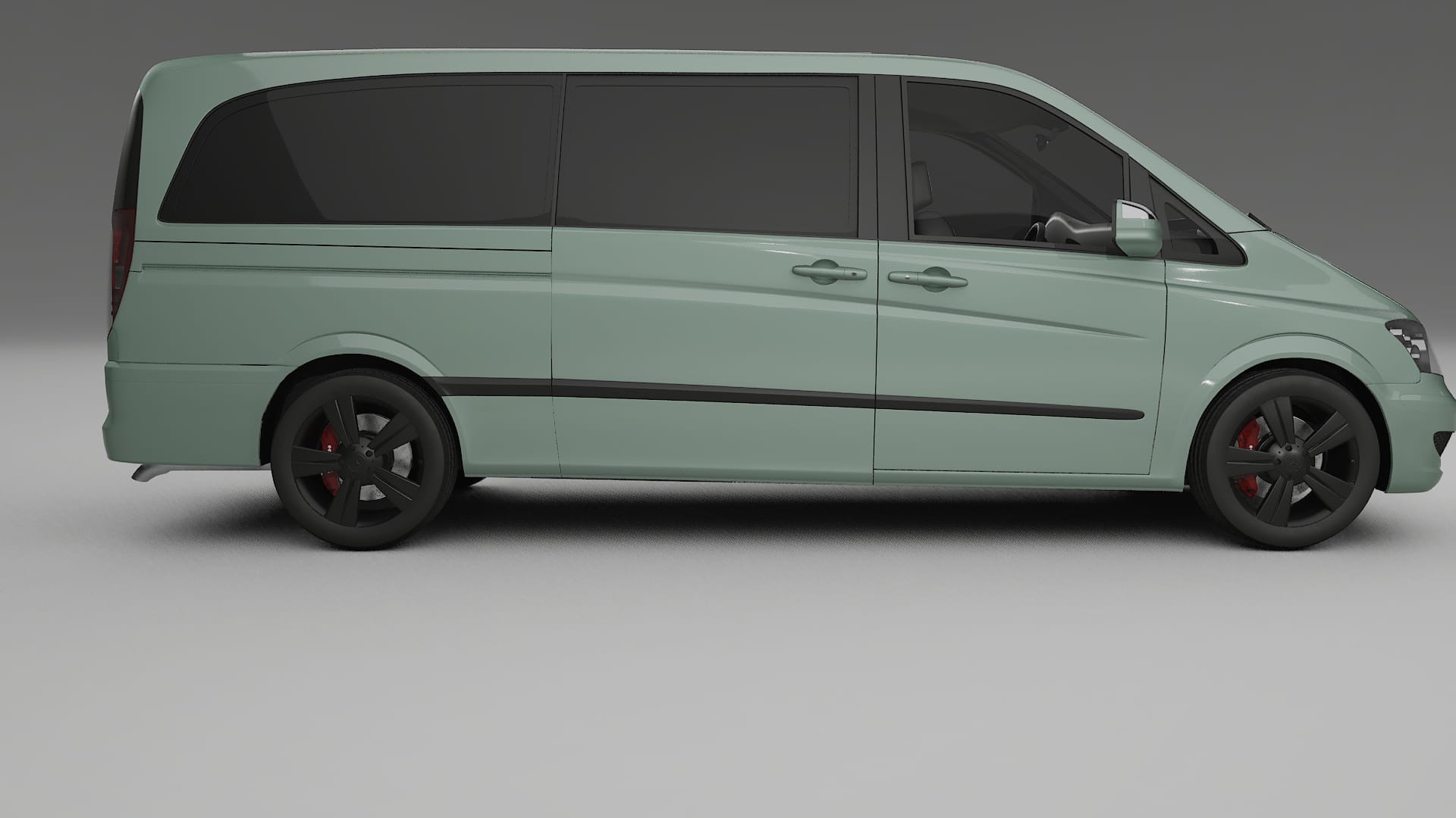 Mercedes Viano Extralong W439 Facelift LCI TPU Paint Protection Film | CINDER Color Change PPF Full Pre-Cut Kit