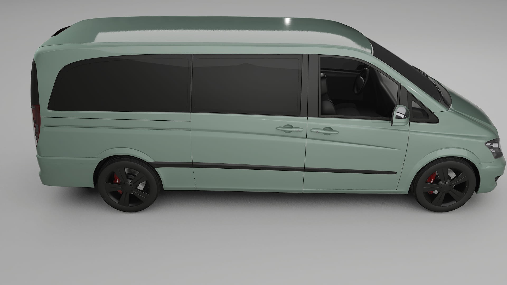 Mercedes Viano Extralong W439 Facelift LCI TPU Paint Protection Film | CINDER Color Change PPF Full Pre-Cut Kit