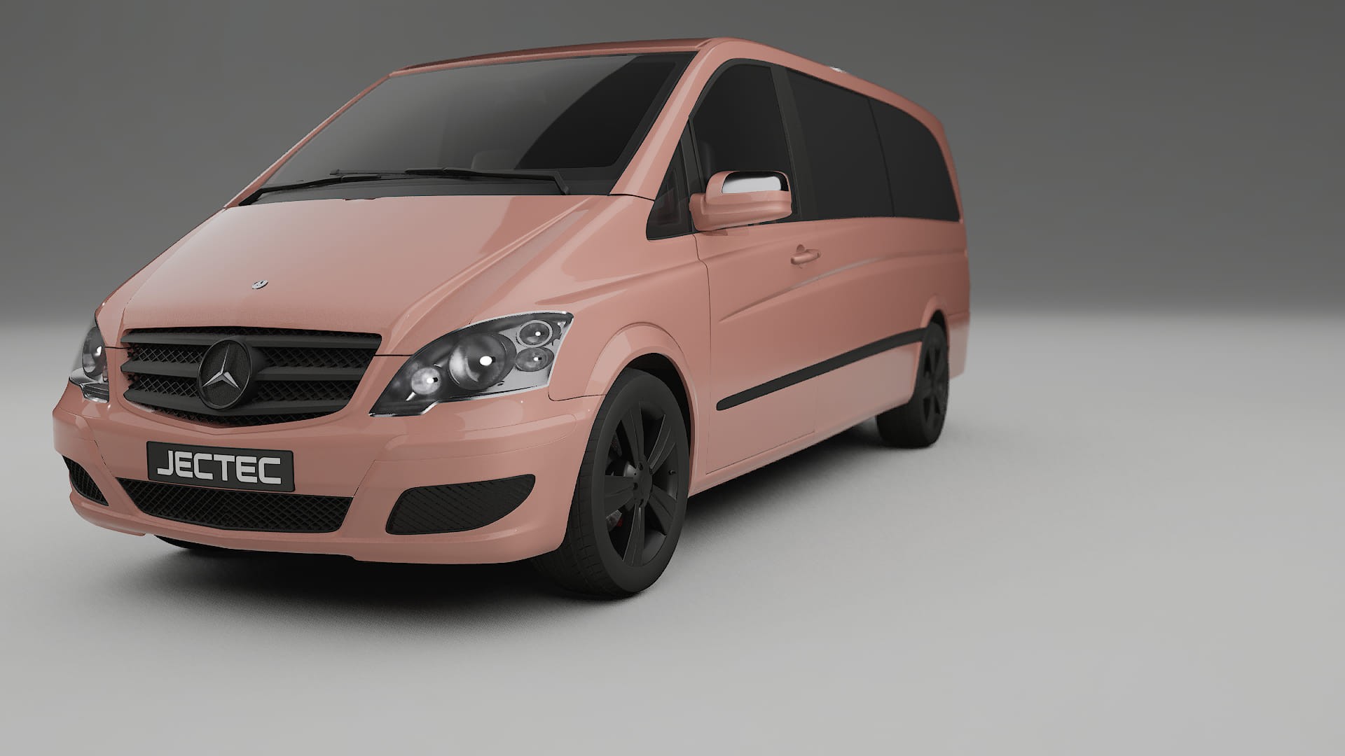 Mercedes Viano Extralong W439 Facelift LCI TPU Paint Protection Film | BLUSH Color Change PPF Full Pre-Cut Kit