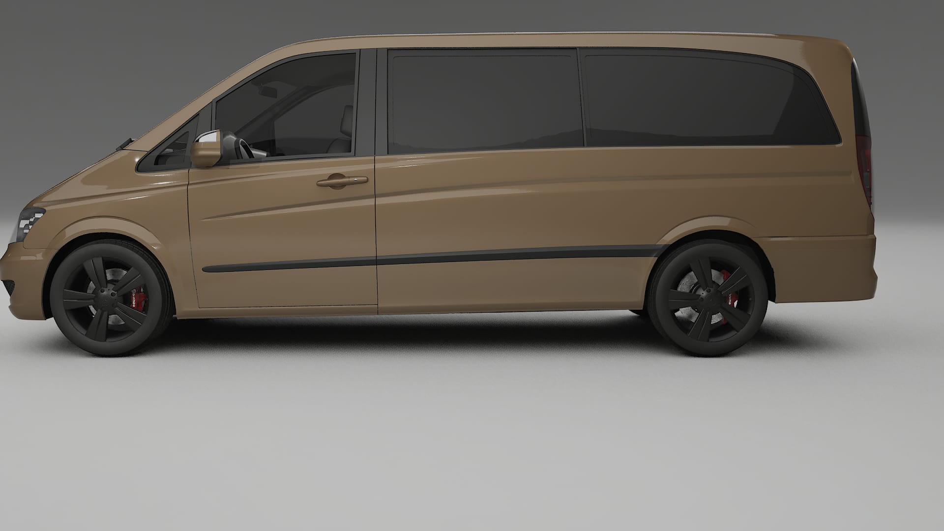 Mercedes Viano Extralong W439 Facelift LCI TPU Paint Protection Film | SAHARA Color Change PPF Full Pre-Cut Kit 2