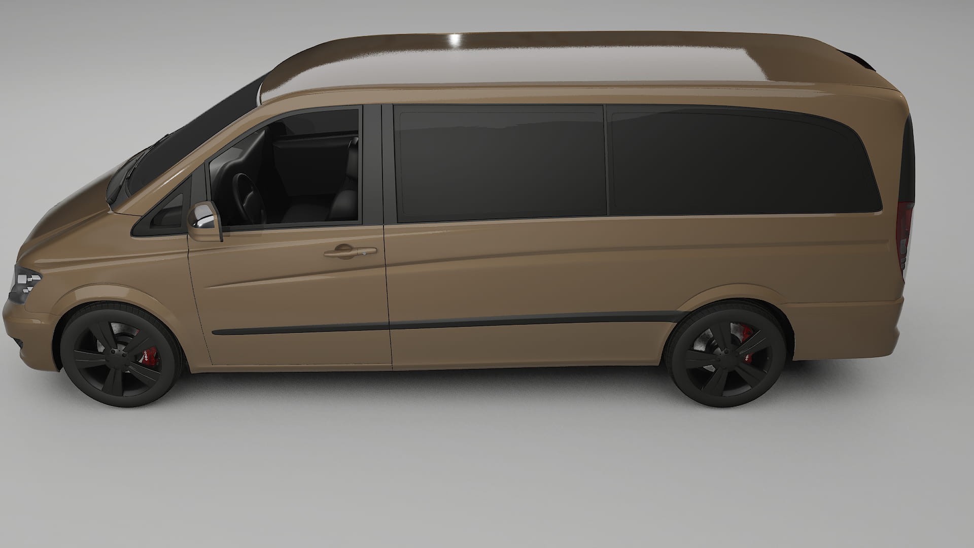 Mercedes Viano Extralong W439 Facelift LCI TPU Paint Protection Film | SAHARA Color Change PPF Full Pre-Cut Kit