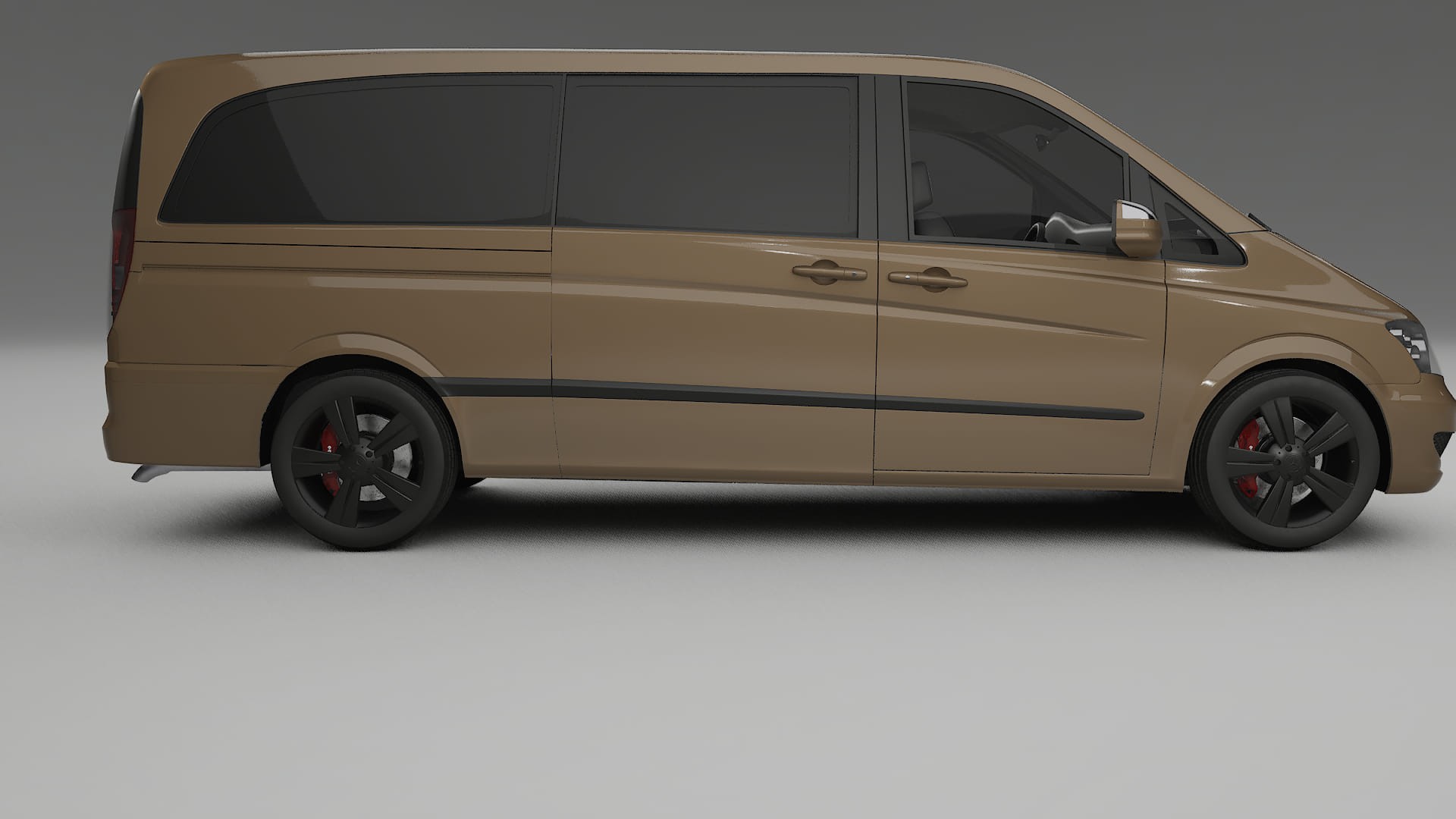 Mercedes Viano Extralong W439 Facelift LCI TPU Paint Protection Film | SAHARA Color Change PPF Full Pre-Cut Kit