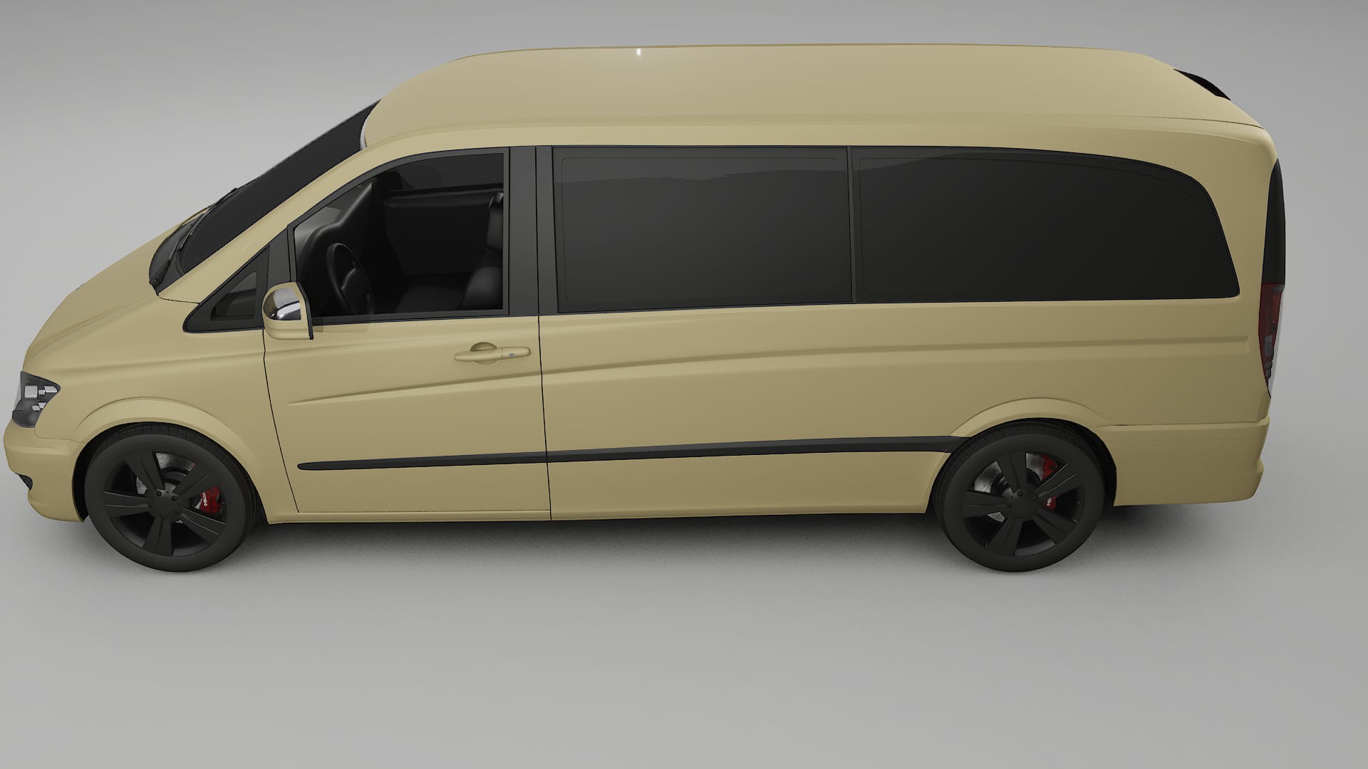 Mercedes Viano Extralong W439 Facelift LCI TPU Paint Protection Film | SAND Color Change PPF Full Pre-Cut Kit