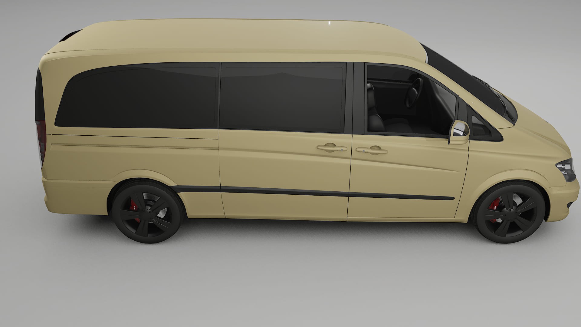 Mercedes Viano Extralong W439 Facelift LCI TPU Paint Protection Film | SAND Color Change PPF Full Pre-Cut Kit