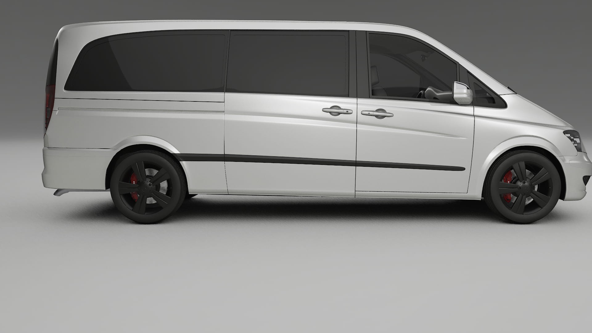 Mercedes Viano Extralong W439 Facelift LCI TPU Paint Protection Film | OPAL Color Change PPF Full Pre-Cut Kit