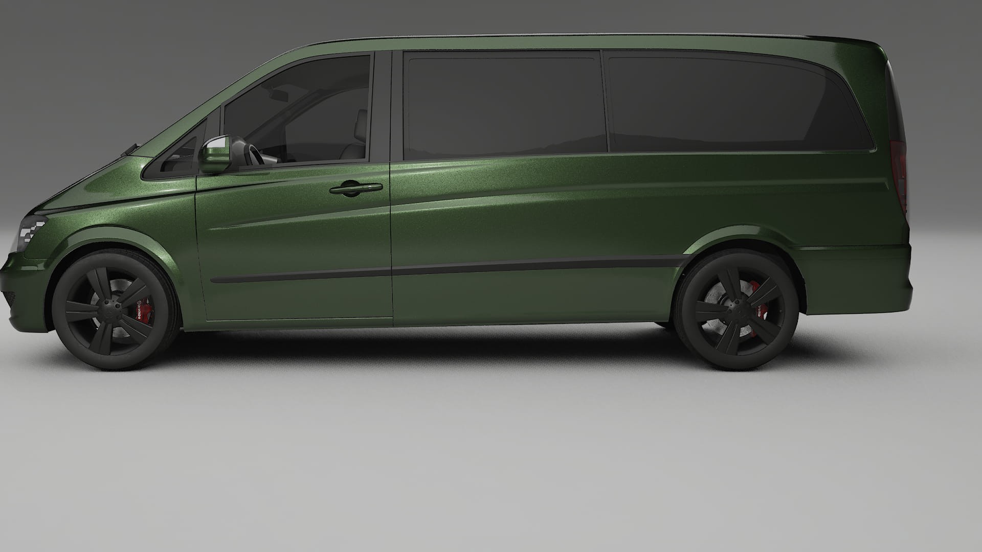 Mercedes Viano Extralong W439 Facelift LCI TPU Paint Protection Film | LAGOON Color Change PPF Full Pre-Cut Kit