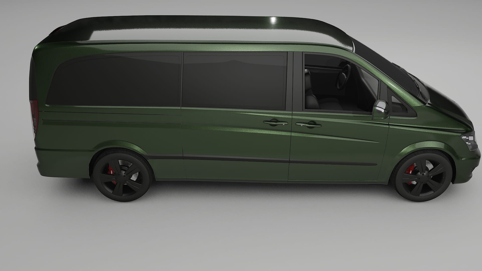 Mercedes Viano Extralong W439 Facelift LCI TPU Paint Protection Film | LAGOON Color Change PPF Full Pre-Cut Kit