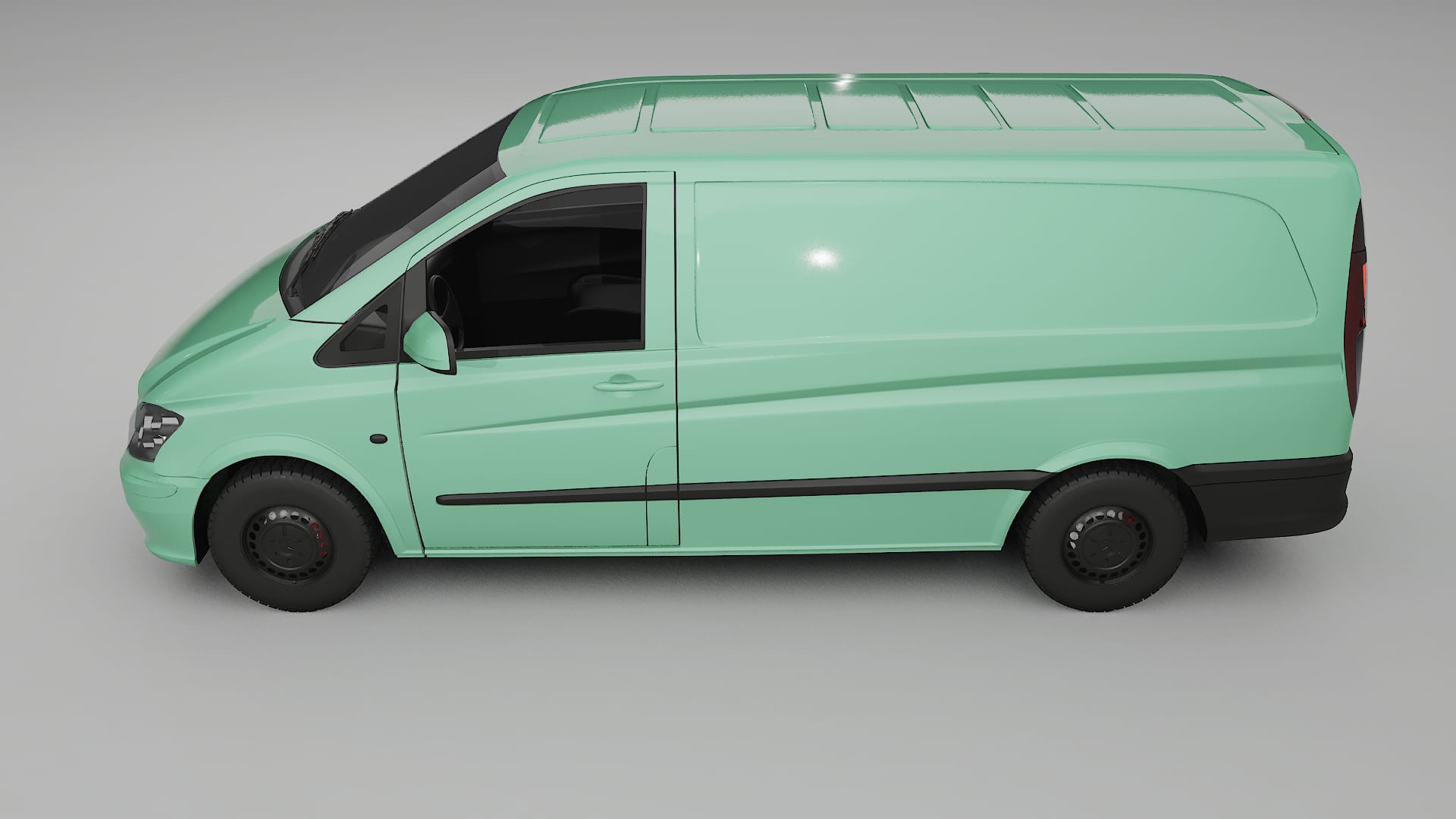Mercedes Vito Short W639 facelift LCI TPU Paint Protection Film | DUSTY Color Change PPF Full Pre-Cut Kit