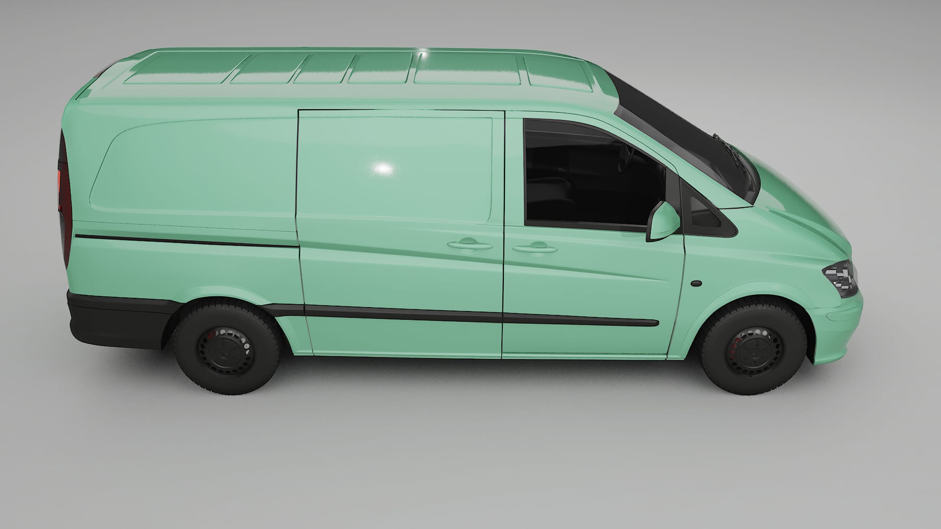 Mercedes Vito Short W639 facelift LCI TPU Paint Protection Film | DUSTY Color Change PPF Full Pre-Cut Kit