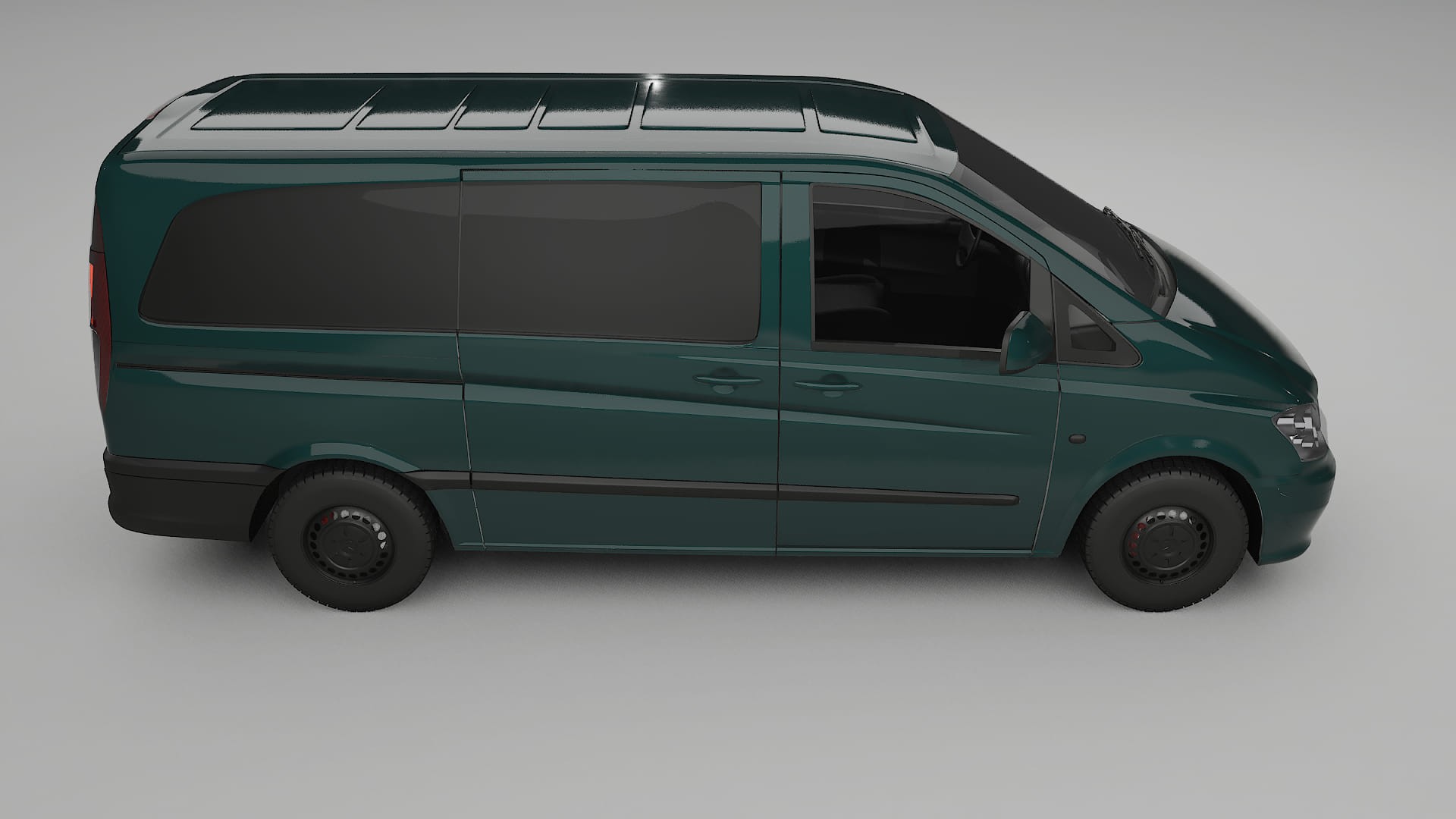 Mercedes Vito Short W639 facelift LCI TPU Paint Protection Film | INFERNO Color Change PPF Full Pre-Cut Kit