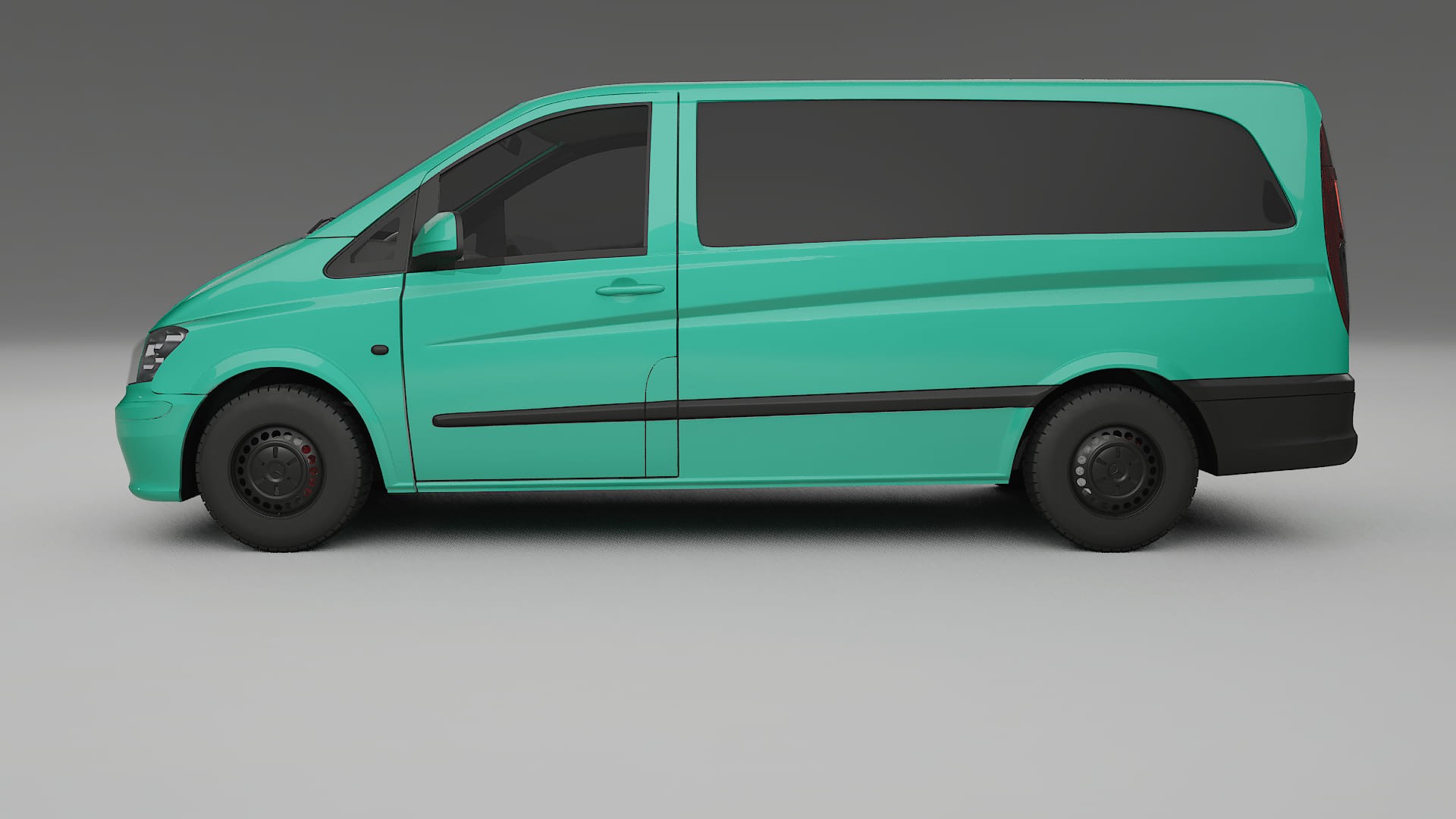 Mercedes Vito Short W639 facelift LCI TPU Paint Protection Film | JEWEL Color Change PPF Full Pre-Cut Kit
