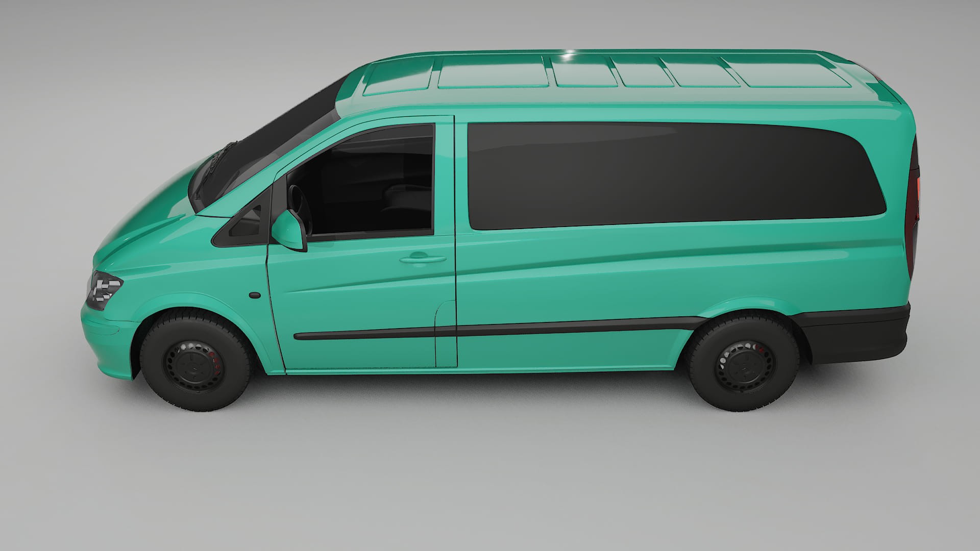 Mercedes Vito Short W639 facelift LCI TPU Paint Protection Film | JEWEL Color Change PPF Full Pre-Cut Kit