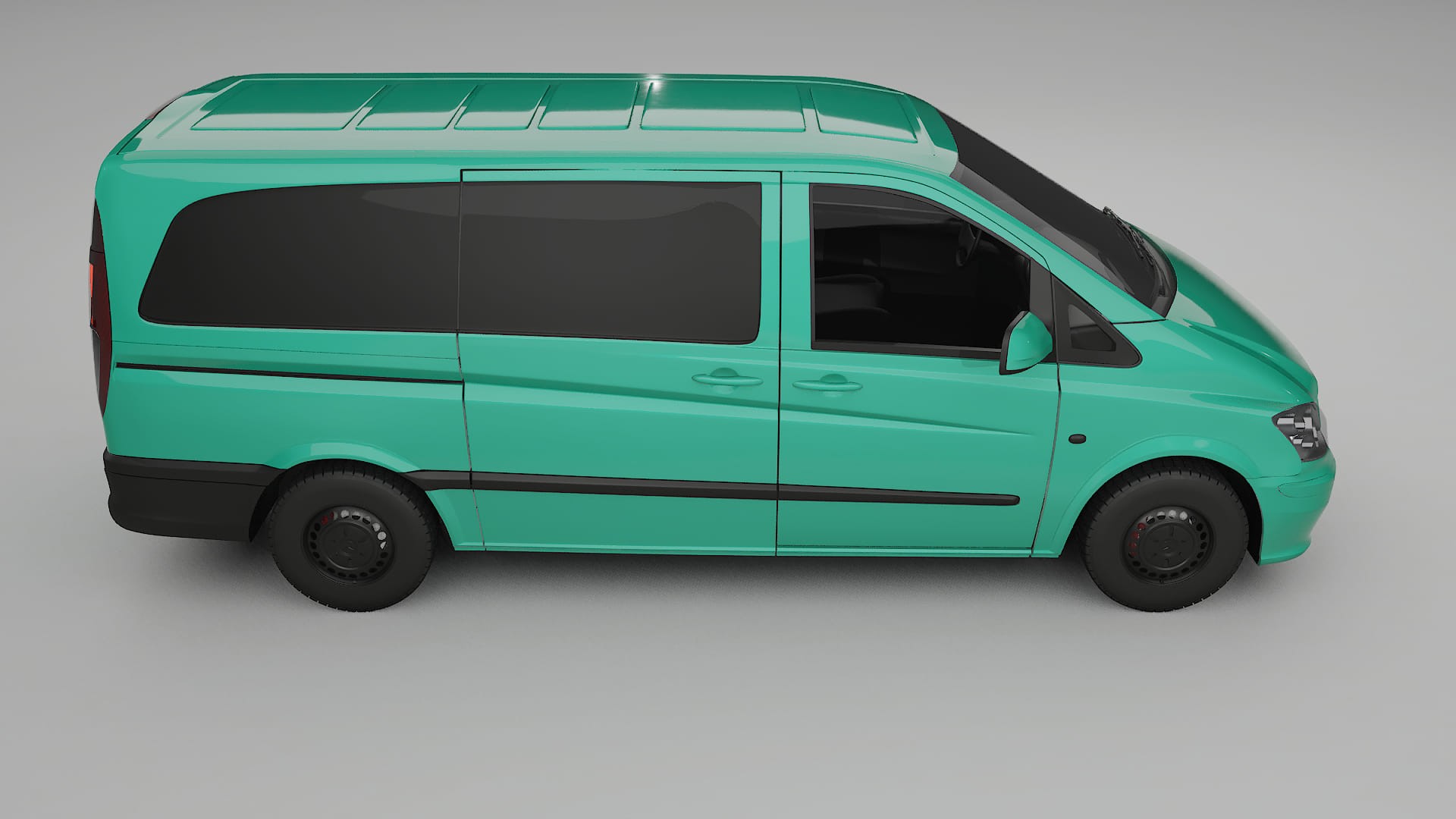 Mercedes Vito Short W639 facelift LCI TPU Paint Protection Film | JEWEL Color Change PPF Full Pre-Cut Kit