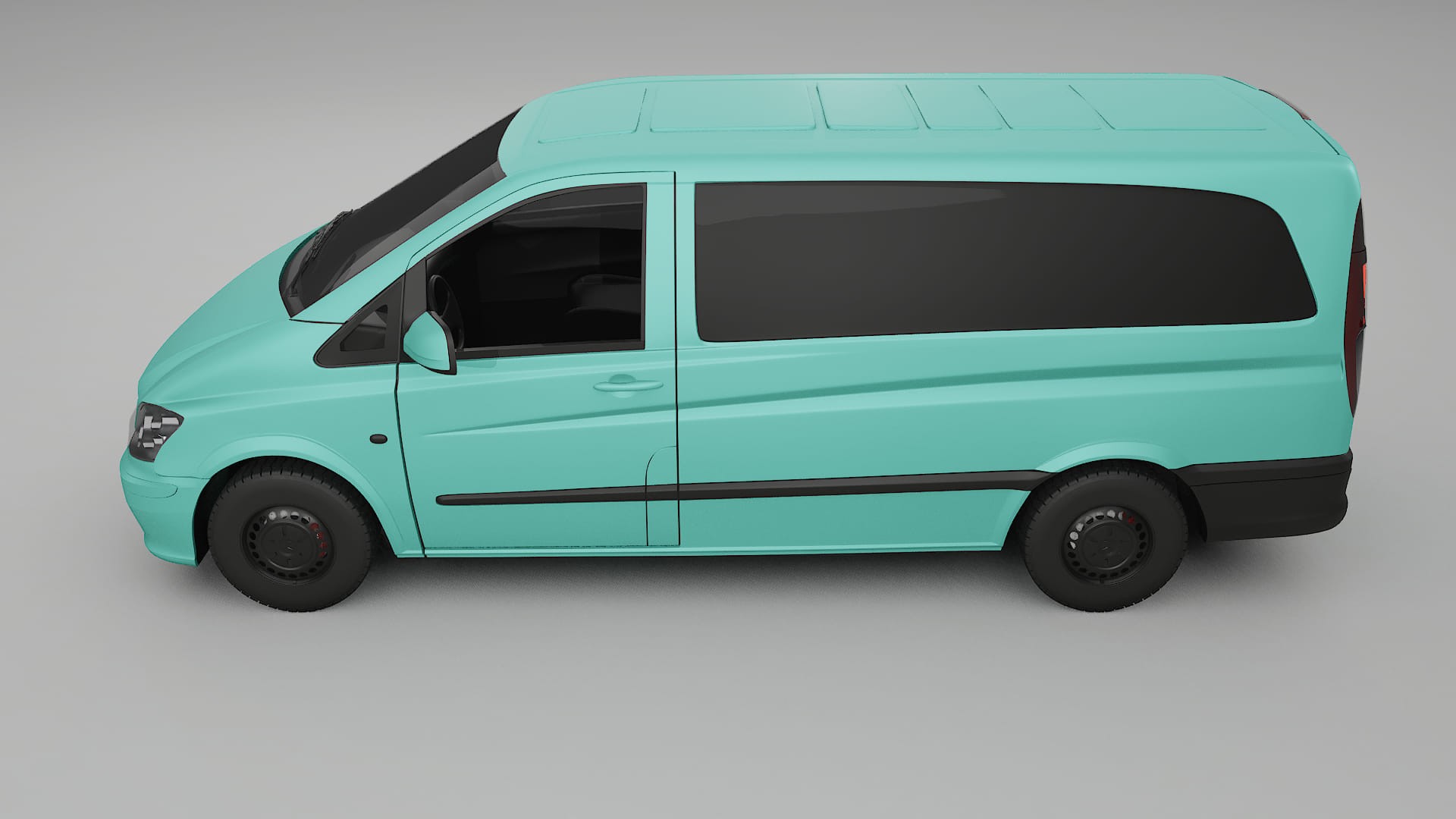 Mercedes Vito Short W639 facelift LCI TPU Paint Protection Film | FROST Color Change PPF Full Pre-Cut Kit