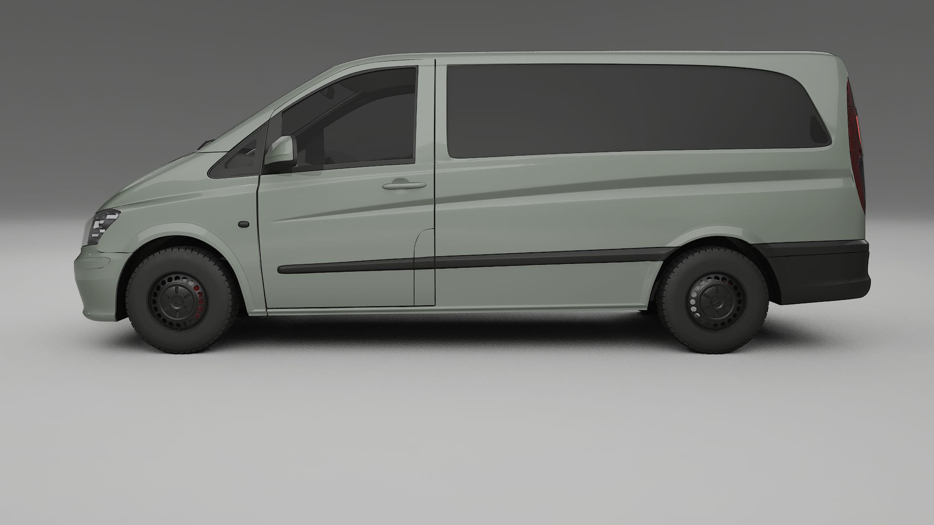Mercedes Vito Short W639 facelift LCI TPU Paint Protection Film | SLATE Color Change PPF Full Pre-Cut Kit
