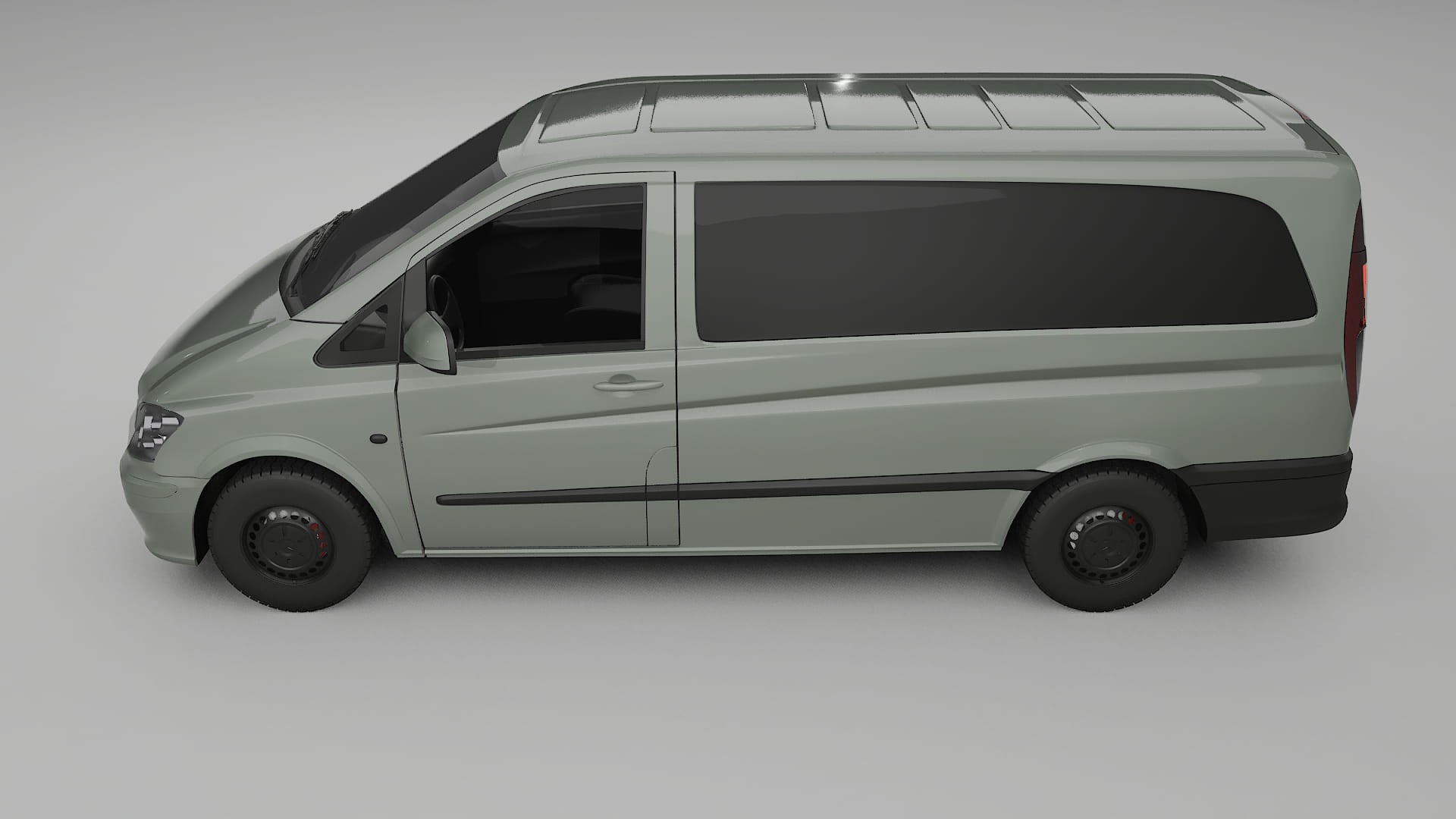 Mercedes Vito Short W639 facelift LCI TPU Paint Protection Film | SLATE Color Change PPF Full Pre-Cut Kit