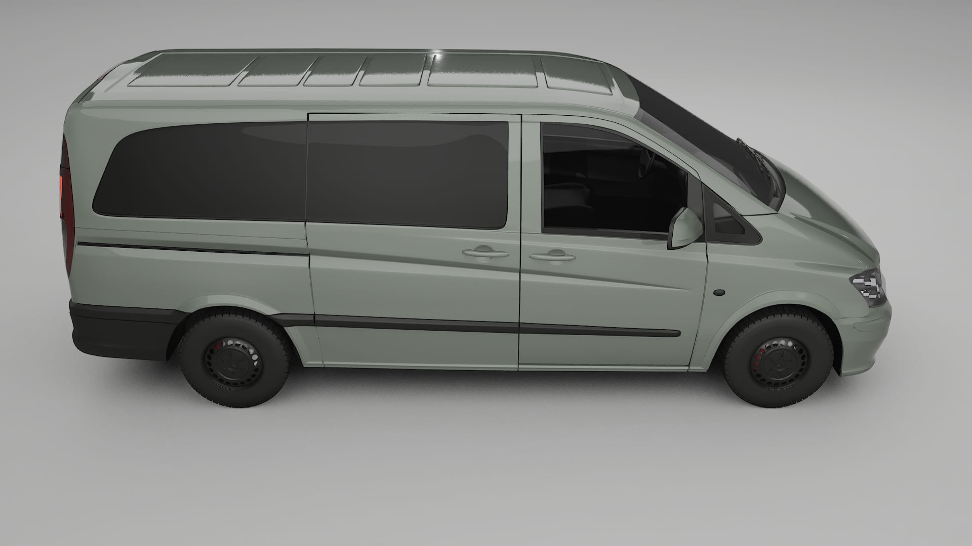 Mercedes Vito Short W639 facelift LCI TPU Paint Protection Film | SLATE Color Change PPF Full Pre-Cut Kit