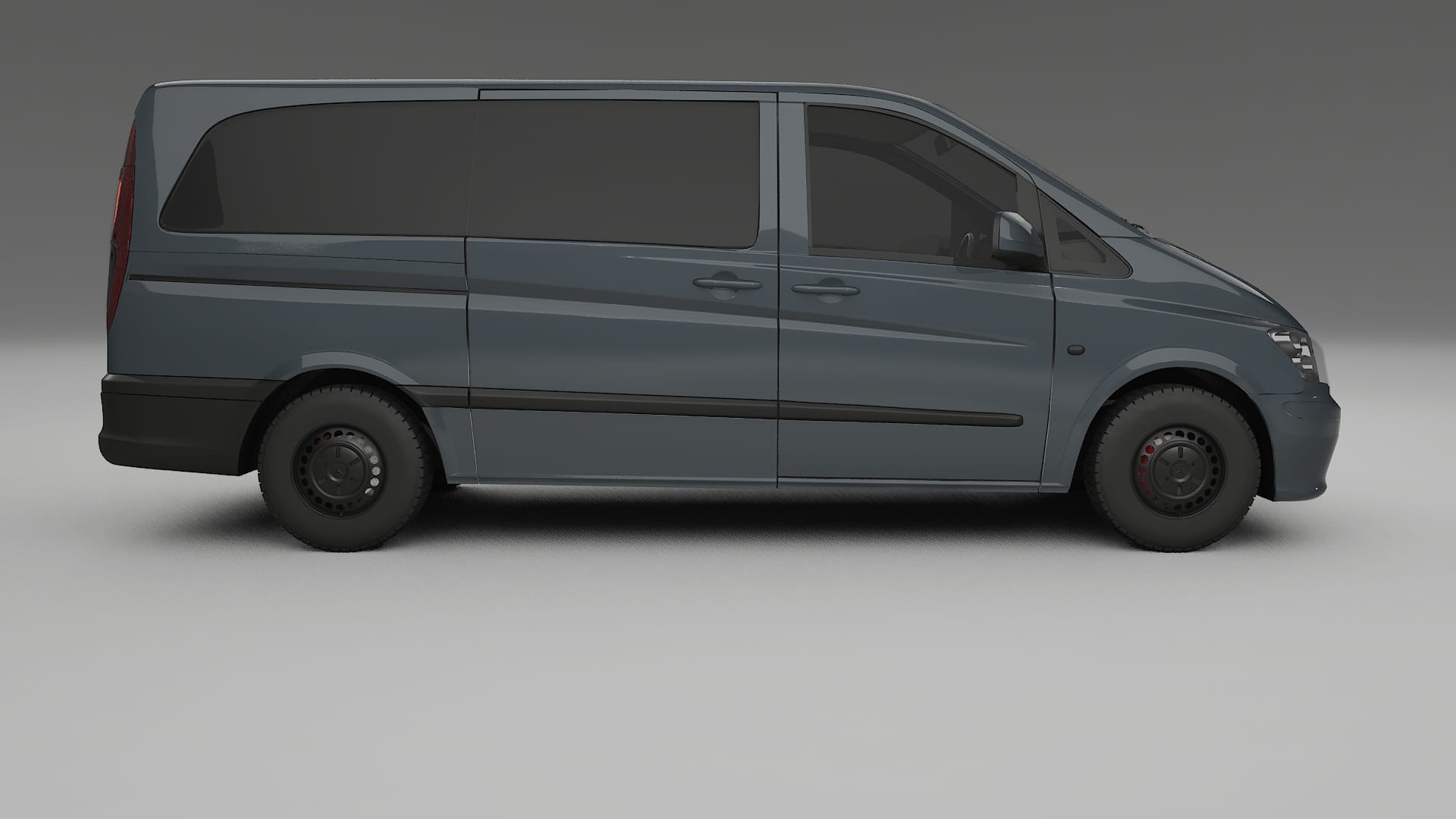 Mercedes Vito Short W639 facelift LCI TPU Paint Protection Film | GRANITE Color Change PPF Full Pre-Cut Kit