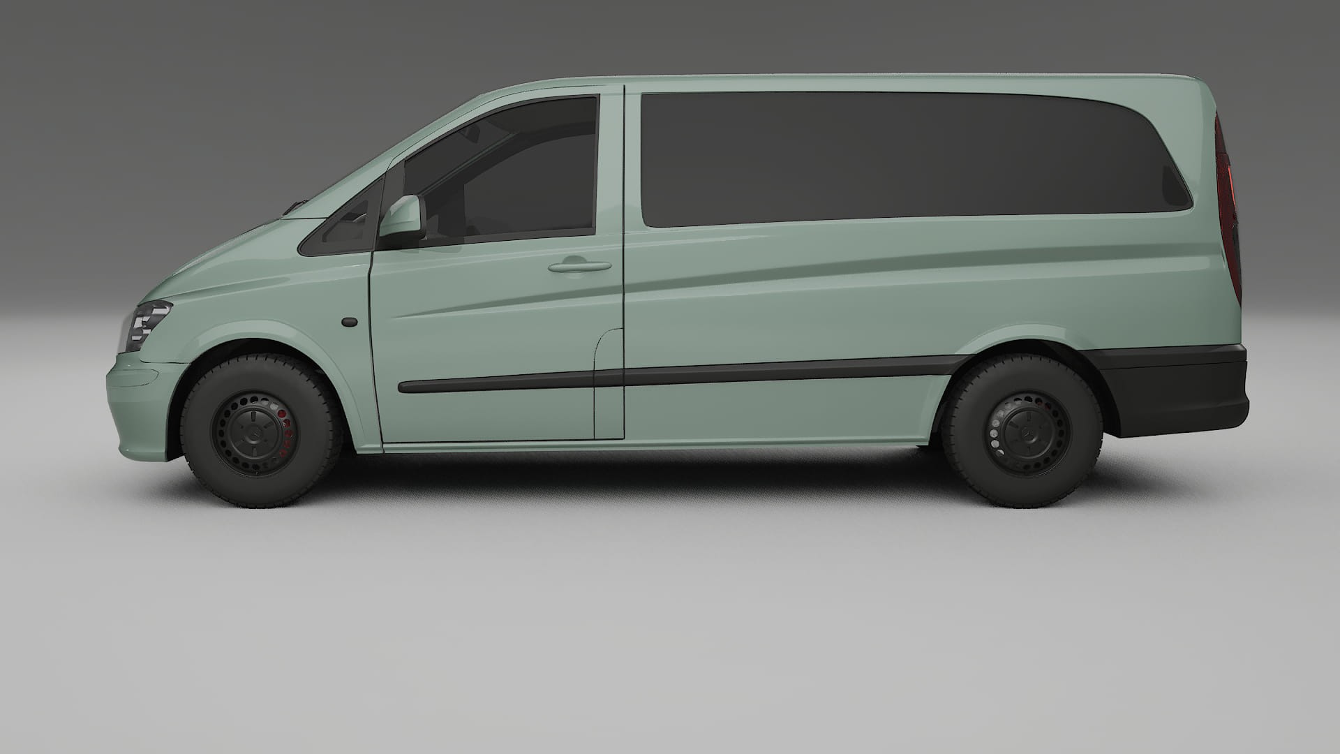 Mercedes Vito Short W639 facelift LCI TPU Paint Protection Film | CINDER Color Change PPF Full Pre-Cut Kit