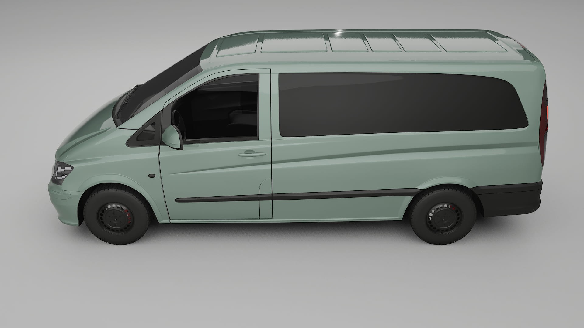Mercedes Vito Short W639 facelift LCI TPU Paint Protection Film | CINDER Color Change PPF Full Pre-Cut Kit