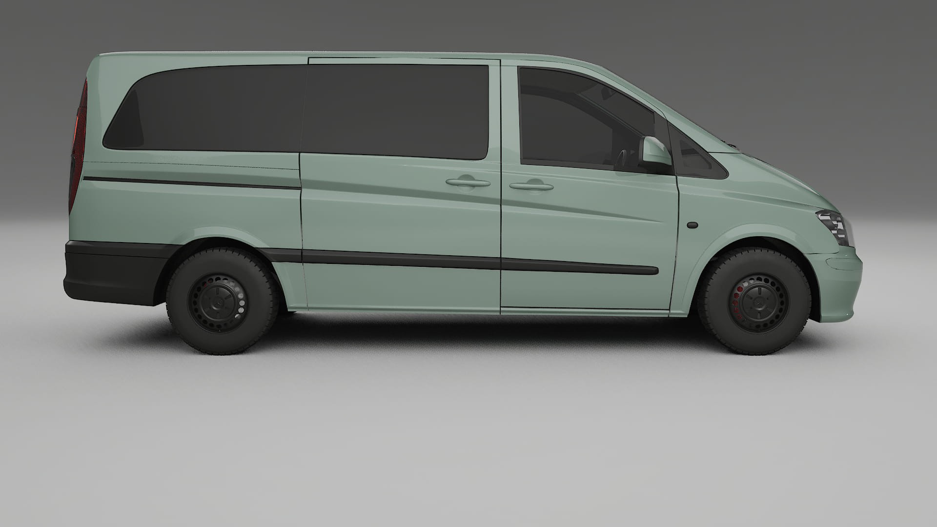 Mercedes Vito Short W639 facelift LCI TPU Paint Protection Film | CINDER Color Change PPF Full Pre-Cut Kit