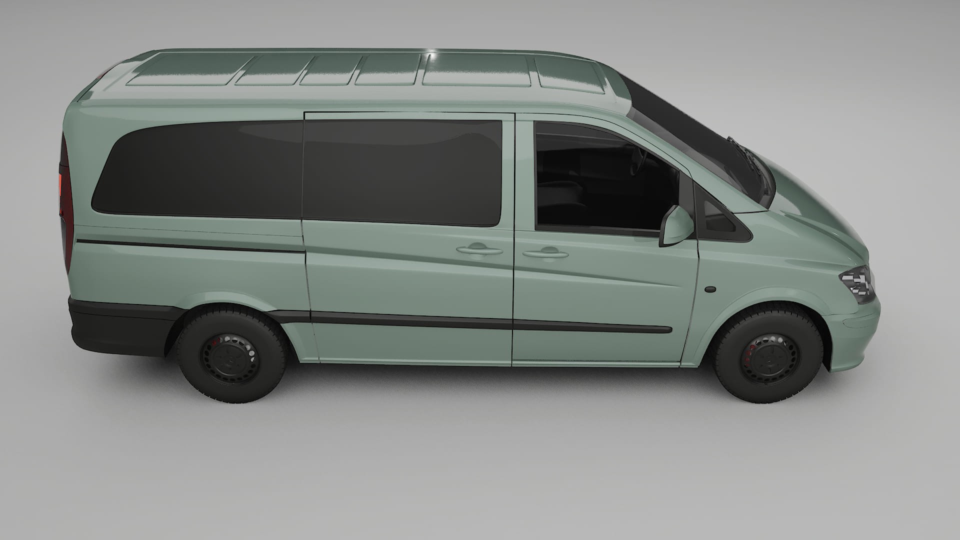 Mercedes Vito Short W639 facelift LCI TPU Paint Protection Film | CINDER Color Change PPF Full Pre-Cut Kit