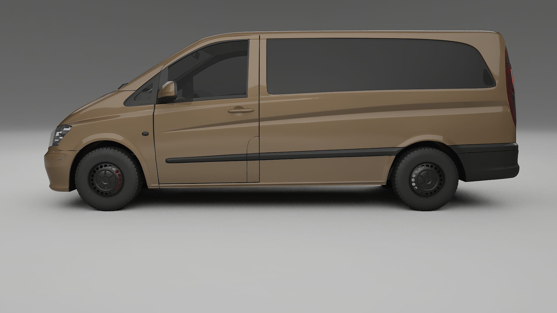 Mercedes Vito Short W639 facelift LCI TPU Paint Protection Film | SAHARA Color Change PPF Full Pre-Cut Kit