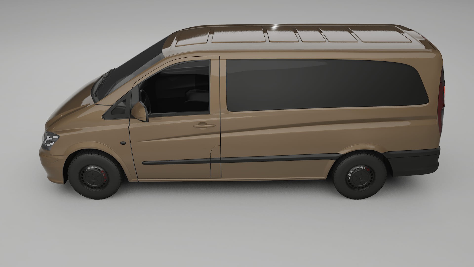 Mercedes Vito Short W639 facelift LCI TPU Paint Protection Film | SAHARA Color Change PPF Full Pre-Cut Kit