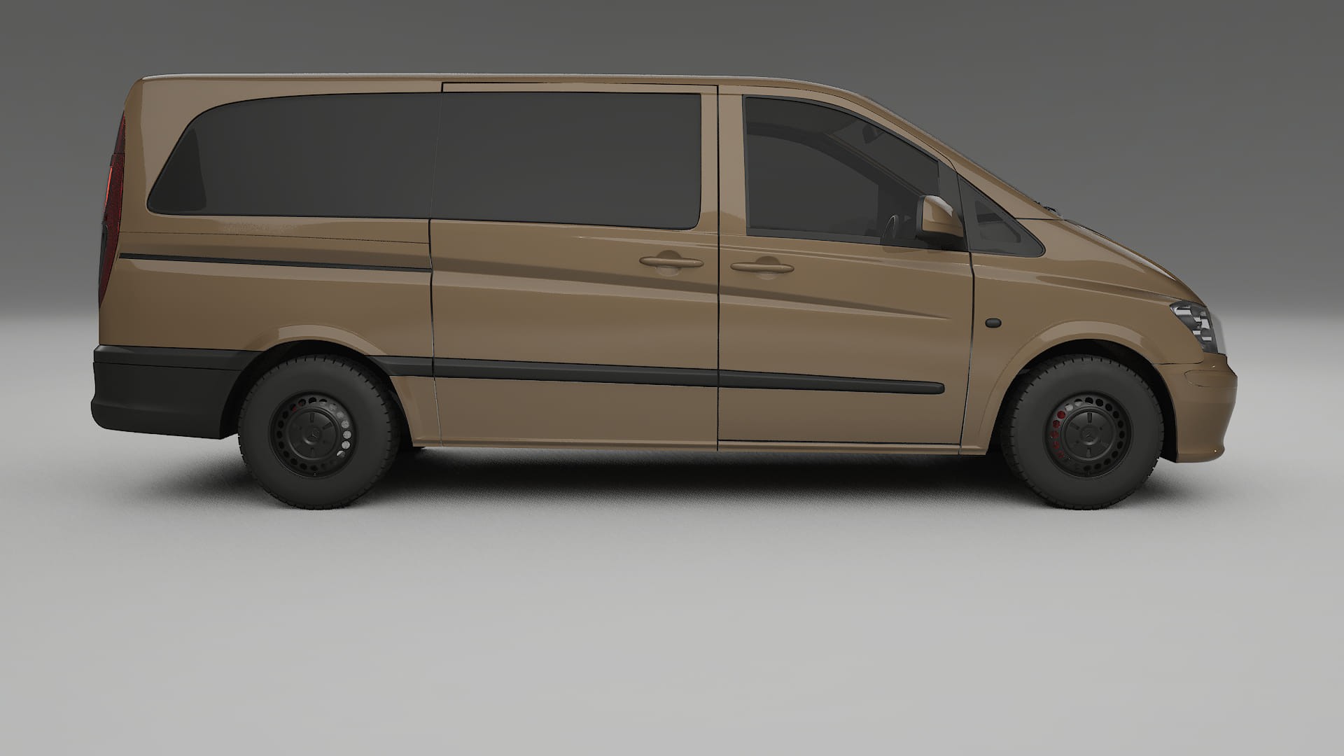 Mercedes Vito Short W639 facelift LCI TPU Paint Protection Film | SAHARA Color Change PPF Full Pre-Cut Kit
