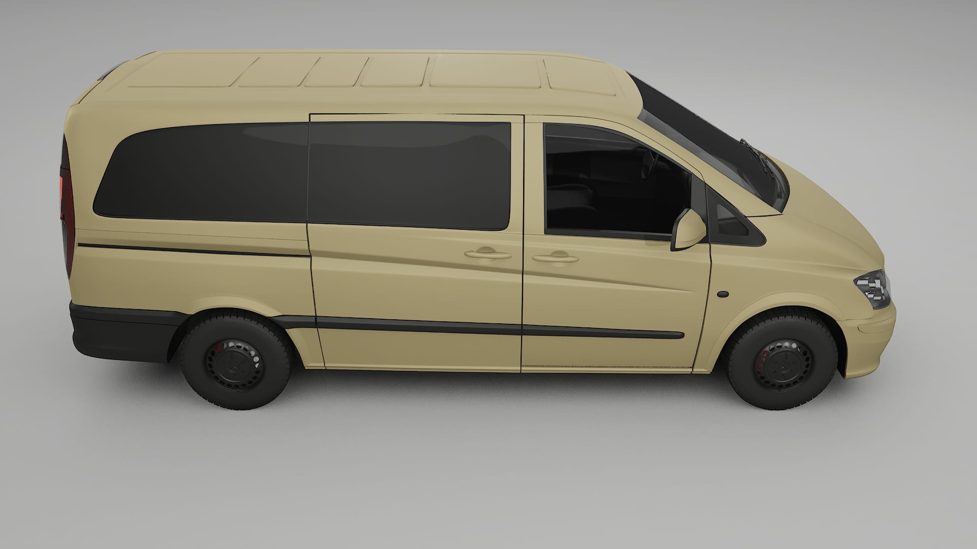 Mercedes Vito Short W639 facelift LCI TPU Paint Protection Film | SAND Color Change PPF Full Pre-Cut Kit