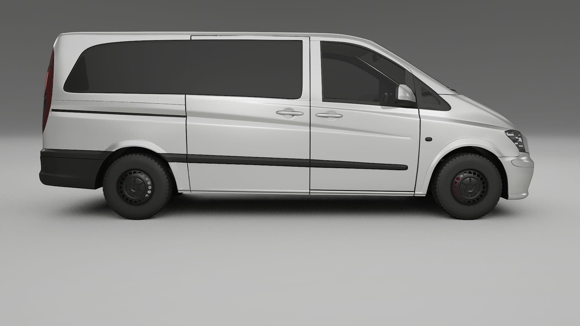 Mercedes Vito Short W639 facelift LCI TPU Paint Protection Film | OPAL Color Change PPF Full Pre-Cut Kit