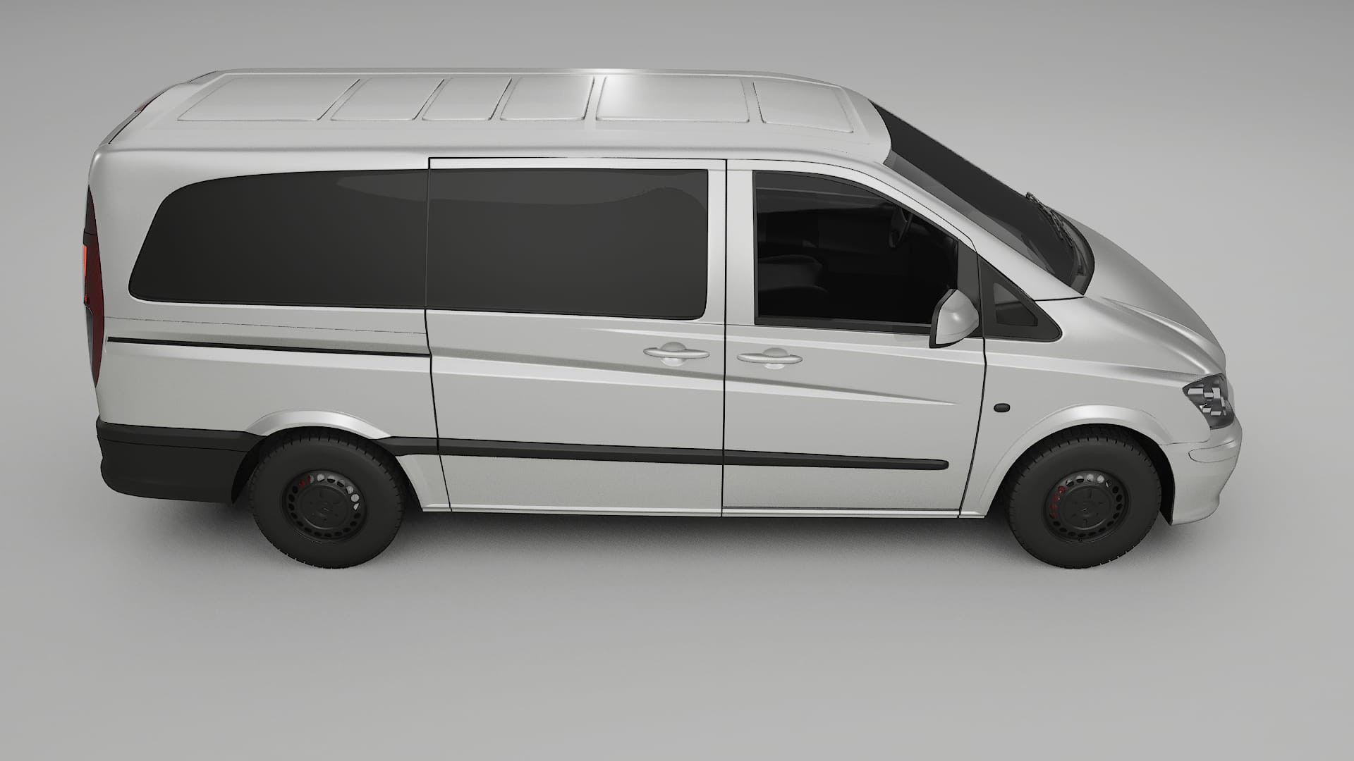 Mercedes Vito Short W639 facelift LCI TPU Paint Protection Film | OPAL Color Change PPF Full Pre-Cut Kit