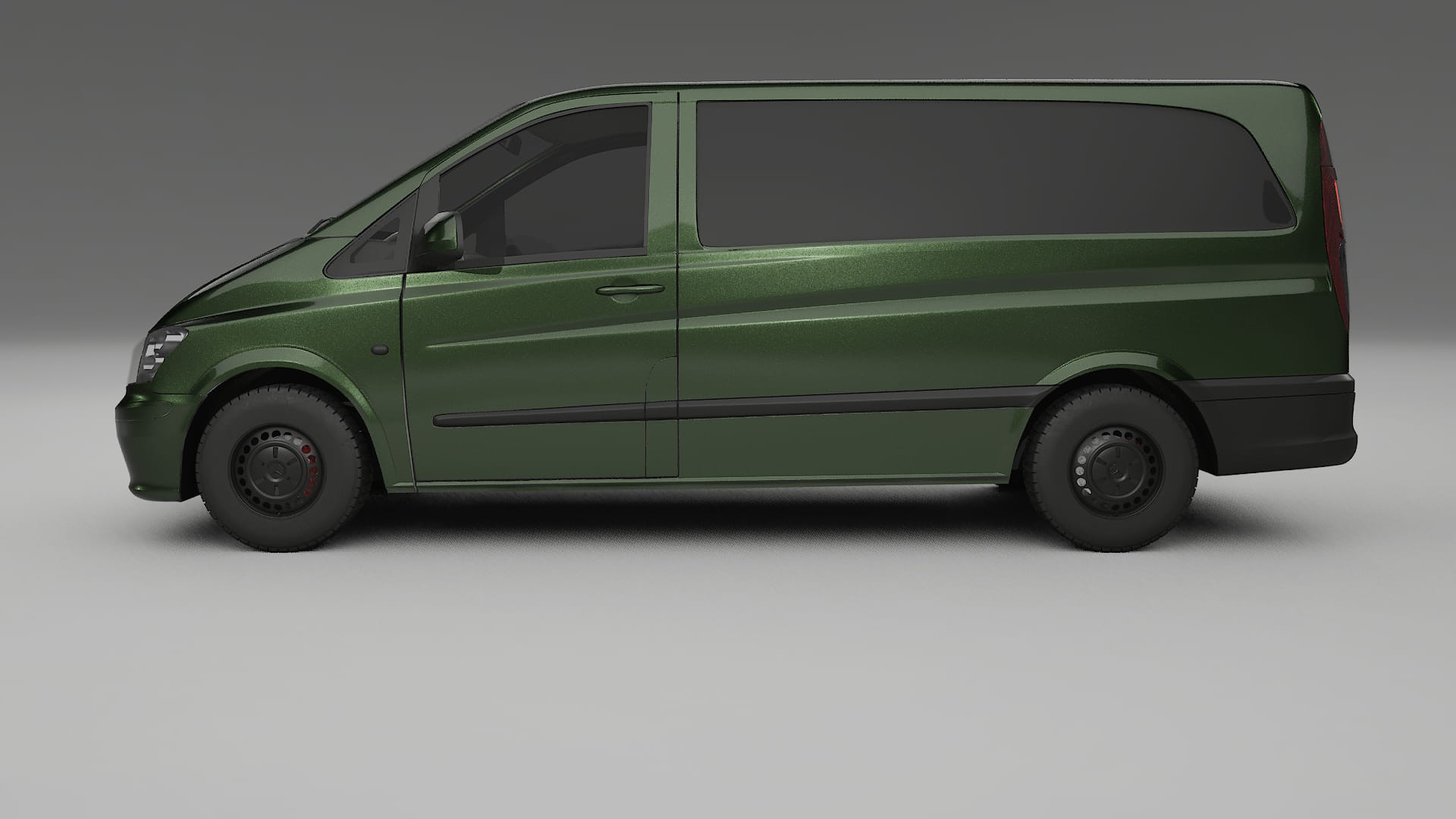 Mercedes Vito Short W639 facelift LCI TPU Paint Protection Film | LAGOON Color Change PPF Full Pre-Cut Kit