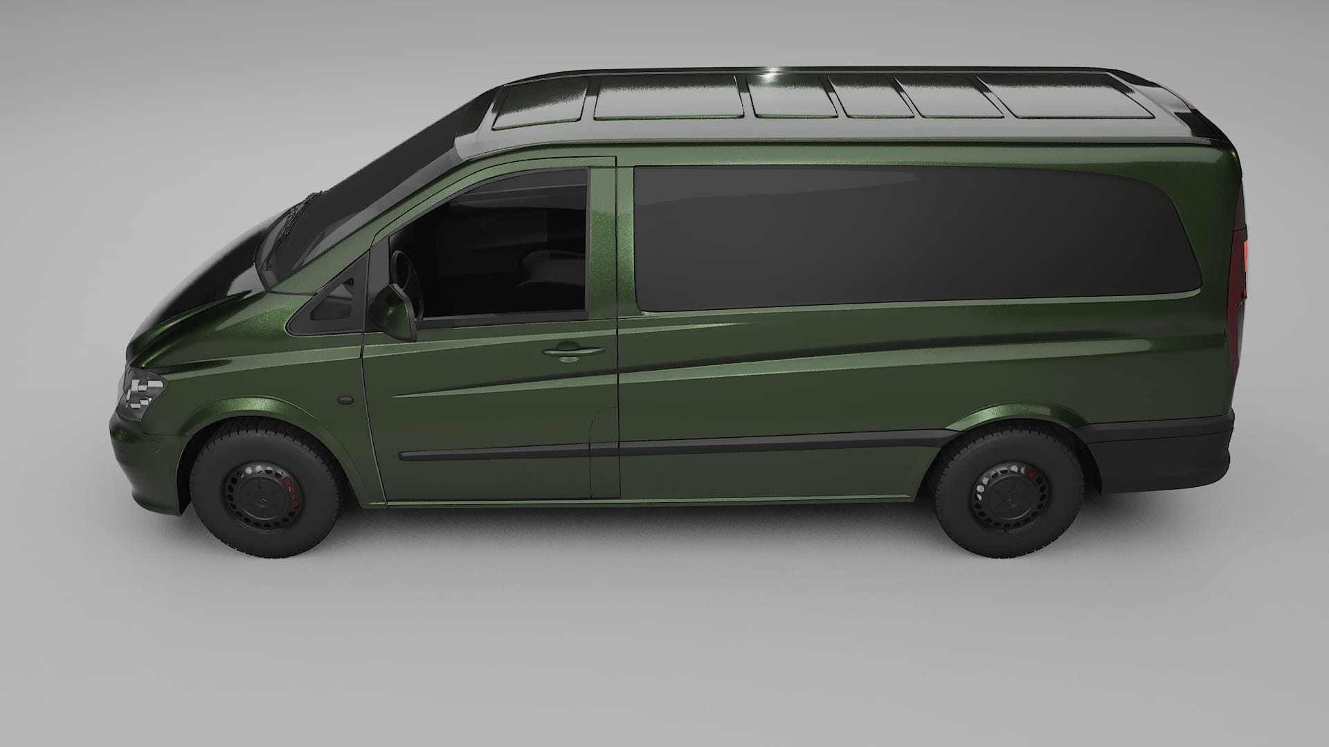 Mercedes Vito Short W639 facelift LCI TPU Paint Protection Film | LAGOON Color Change PPF Full Pre-Cut Kit