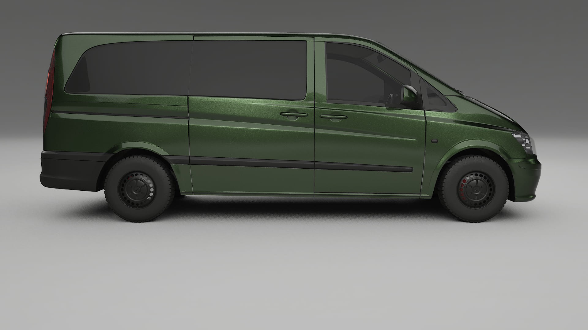 Mercedes Vito Short W639 facelift LCI TPU Paint Protection Film | LAGOON Color Change PPF Full Pre-Cut Kit