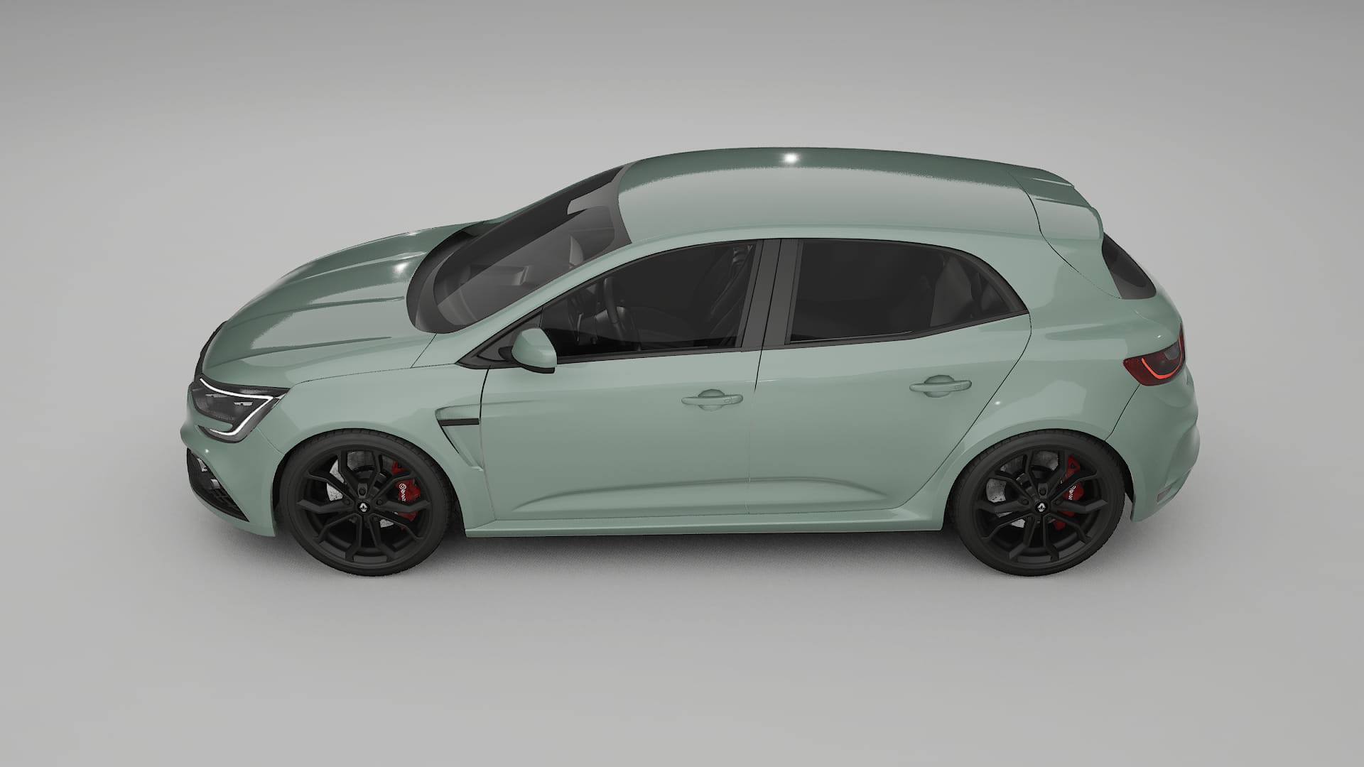 Renault Megane RS IV TPU Paint Protection Film | CINDER Color Change PPF Full Pre-Cut Kit